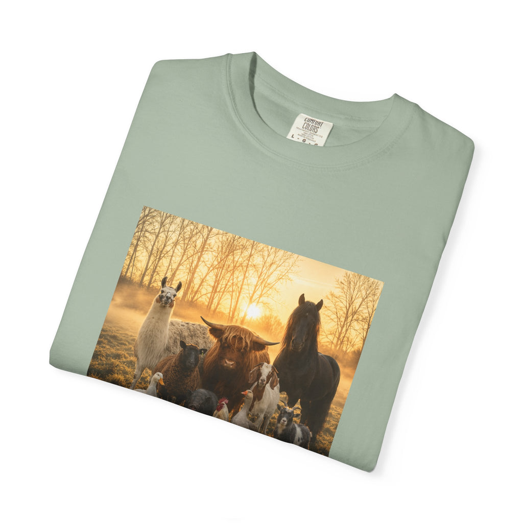 Chick-Shirts ~ 'The Usual Suspects' Farm Animals T-Shirt
