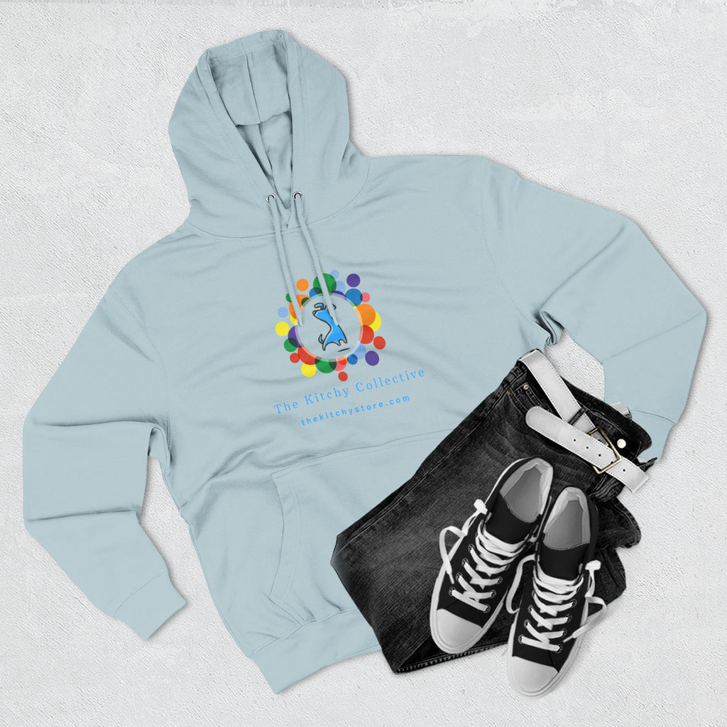 Chick-Shirts ~ THE KITCHY Fleece Pull-over Hoodie with Kangaroo Pocket