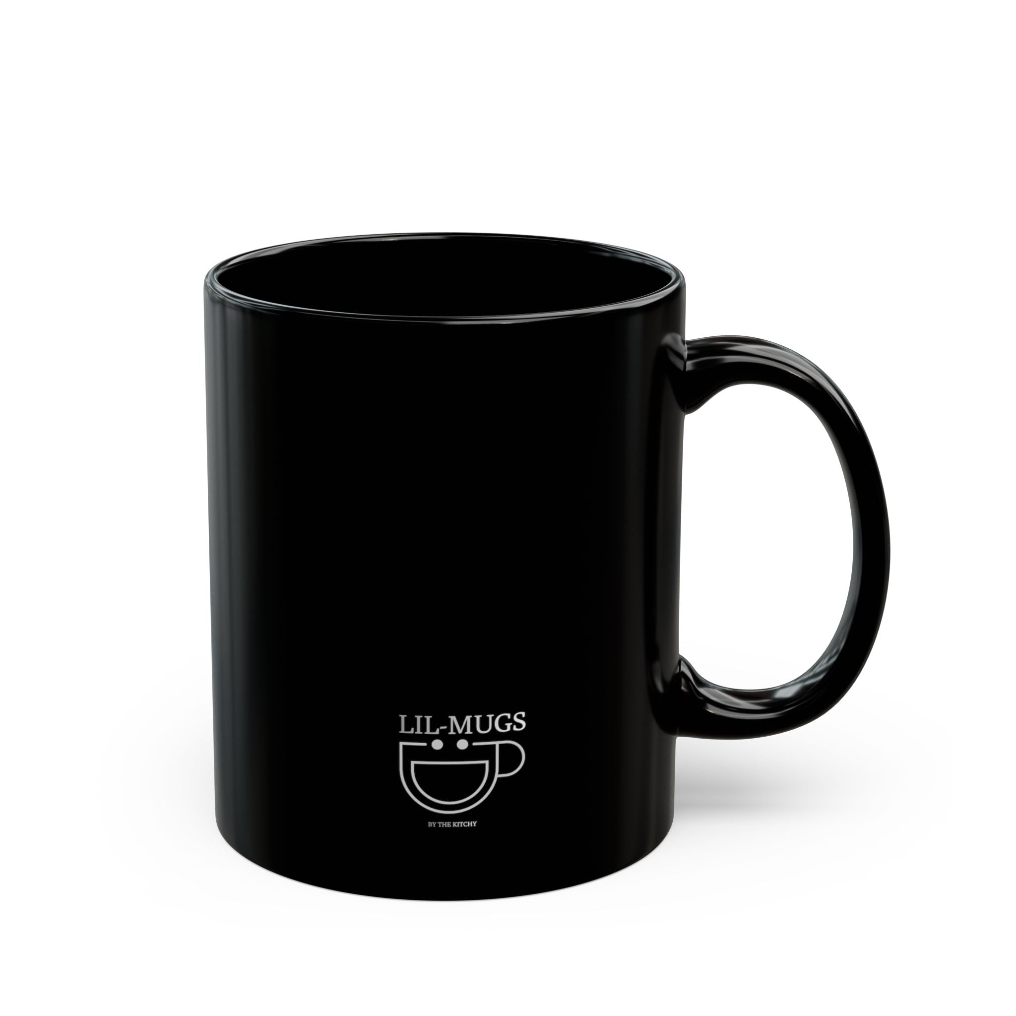 Lil-Mugs — Dude-Shirts Logo Black Ceramic Mug (11oz & 15oz)
