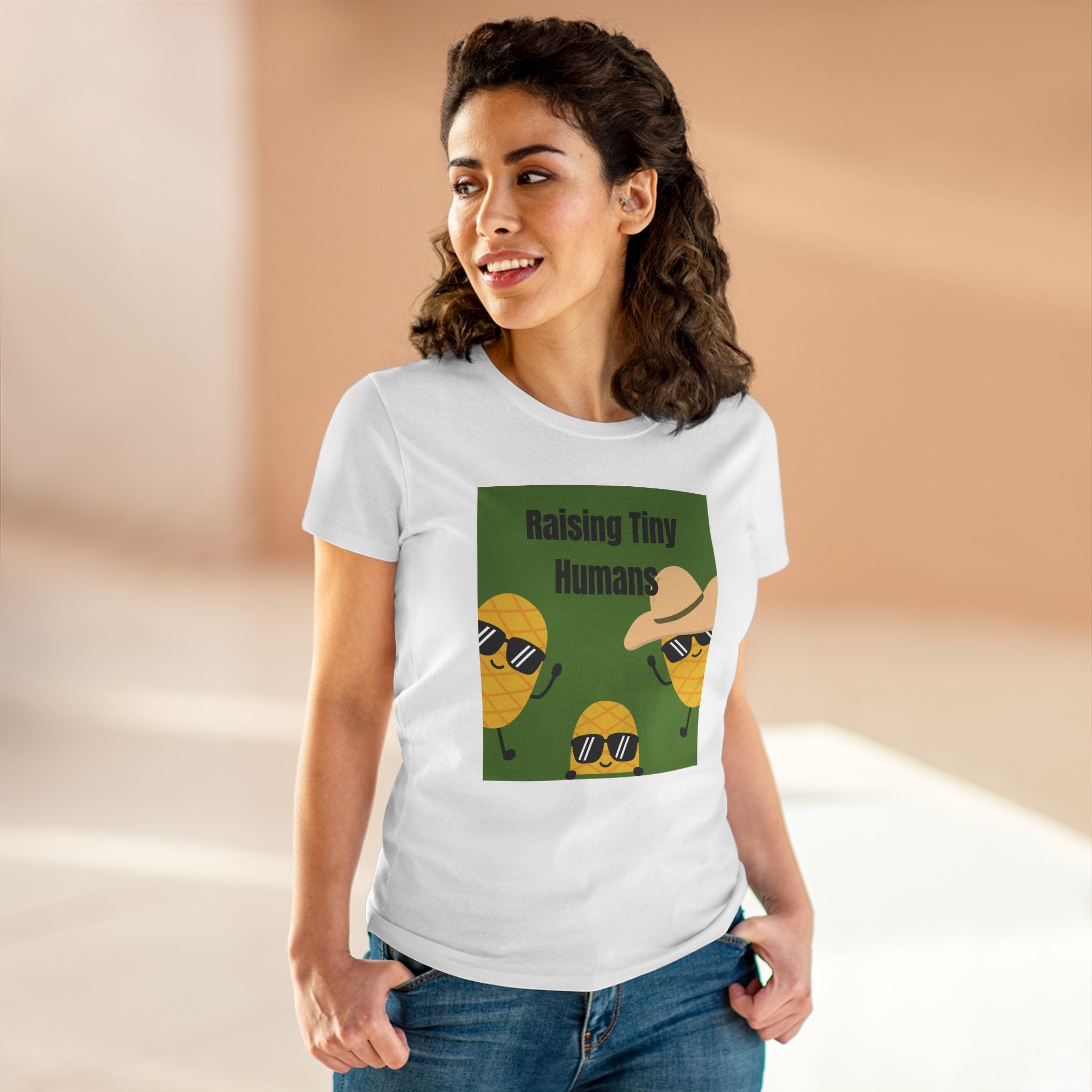 Chick-Shirts ~ Raising Tiny Humans Women's Tee