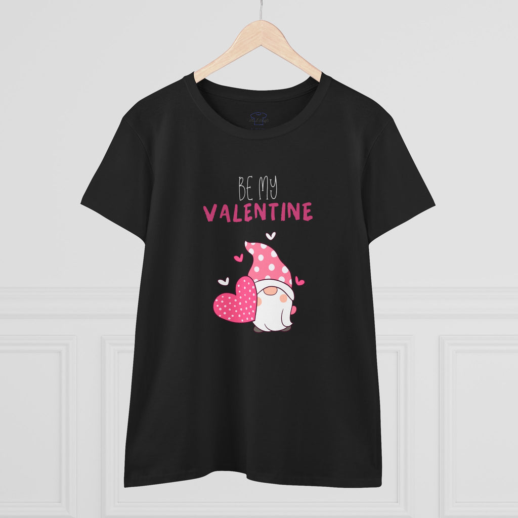 Gnome Be My Valentine ~ Women's Midweight Cotton Tee