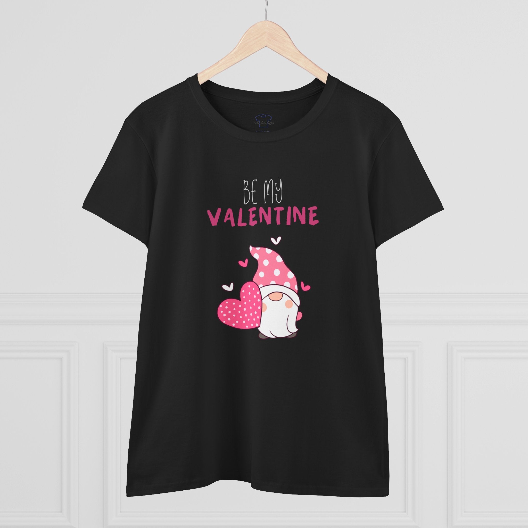 Gnome Be My Valentine ~ Women's Midweight Cotton Tee