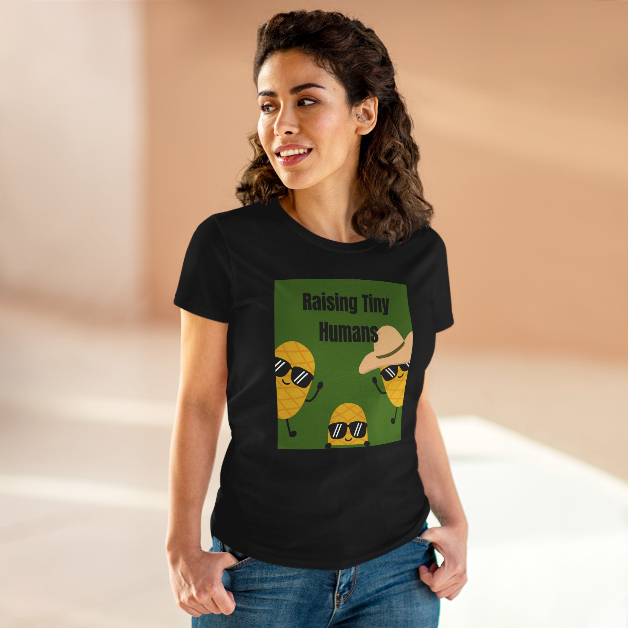 Chick-Shirts ~ Raising Tiny Humans Women's Tee