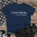 Chick-Shirts  — "Coffee & Kindness" Women's T‑Shirt