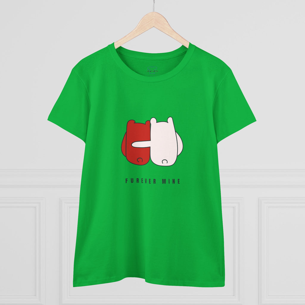 Furever Mine ~ Women's Midweight Cotton Tee