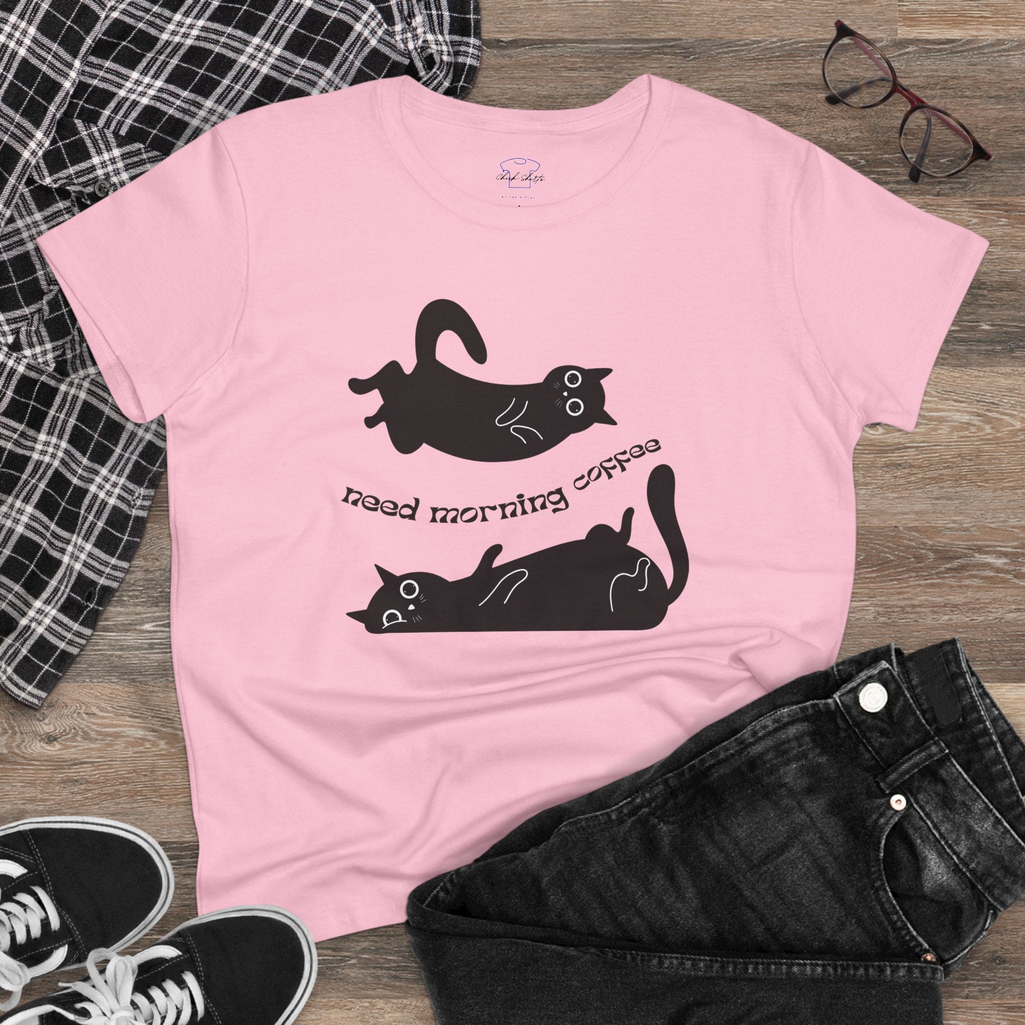 Chick-Shirts ~ Need Morning Coffee Women's Tee