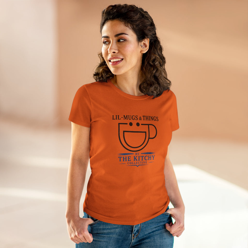 Chick-Shirts ~ Lil-Mugs & Things LOGO Women's Tee