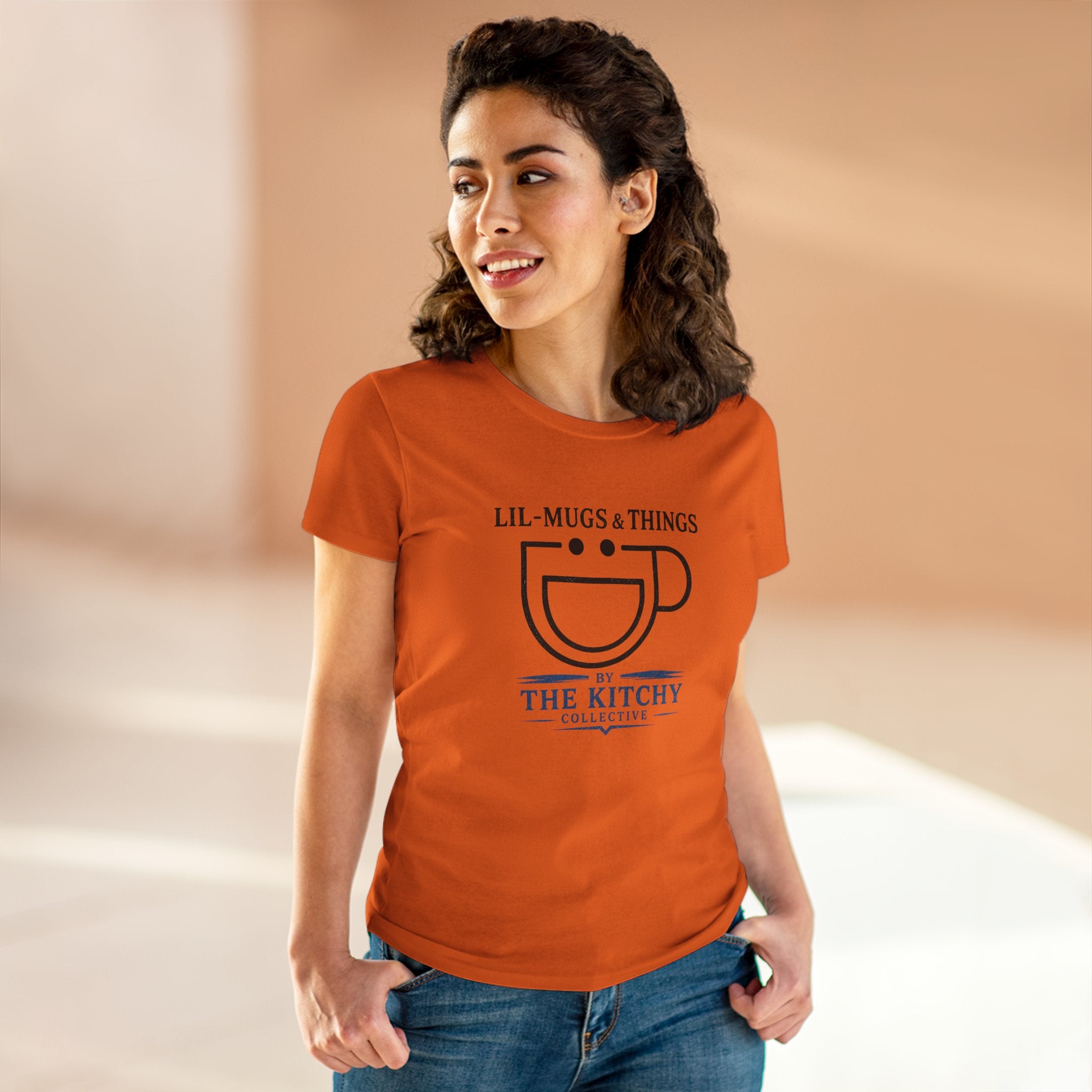 Chick-Shirts ~ Lil-Mugs & Things LOGO Women's Tee