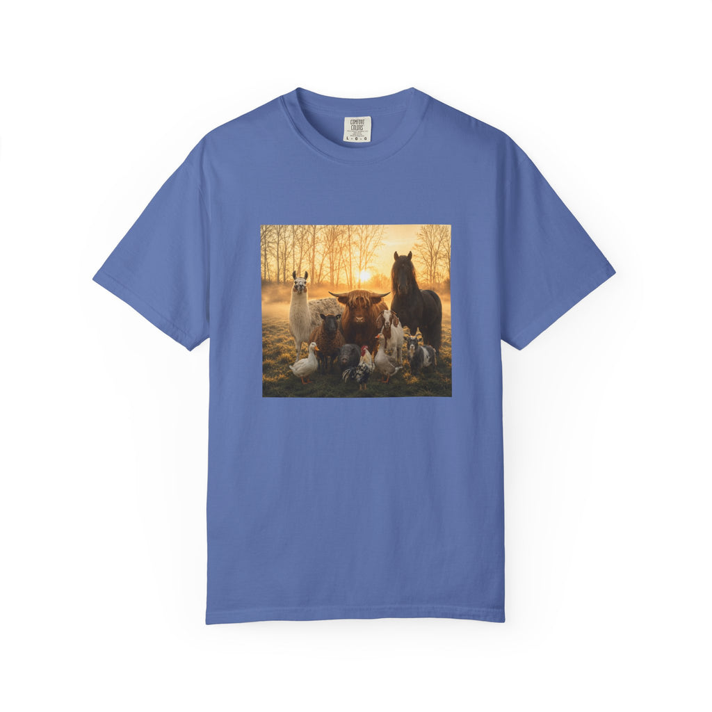 Chick-Shirts ~ 'The Usual Suspects' Farm Animals T-Shirt