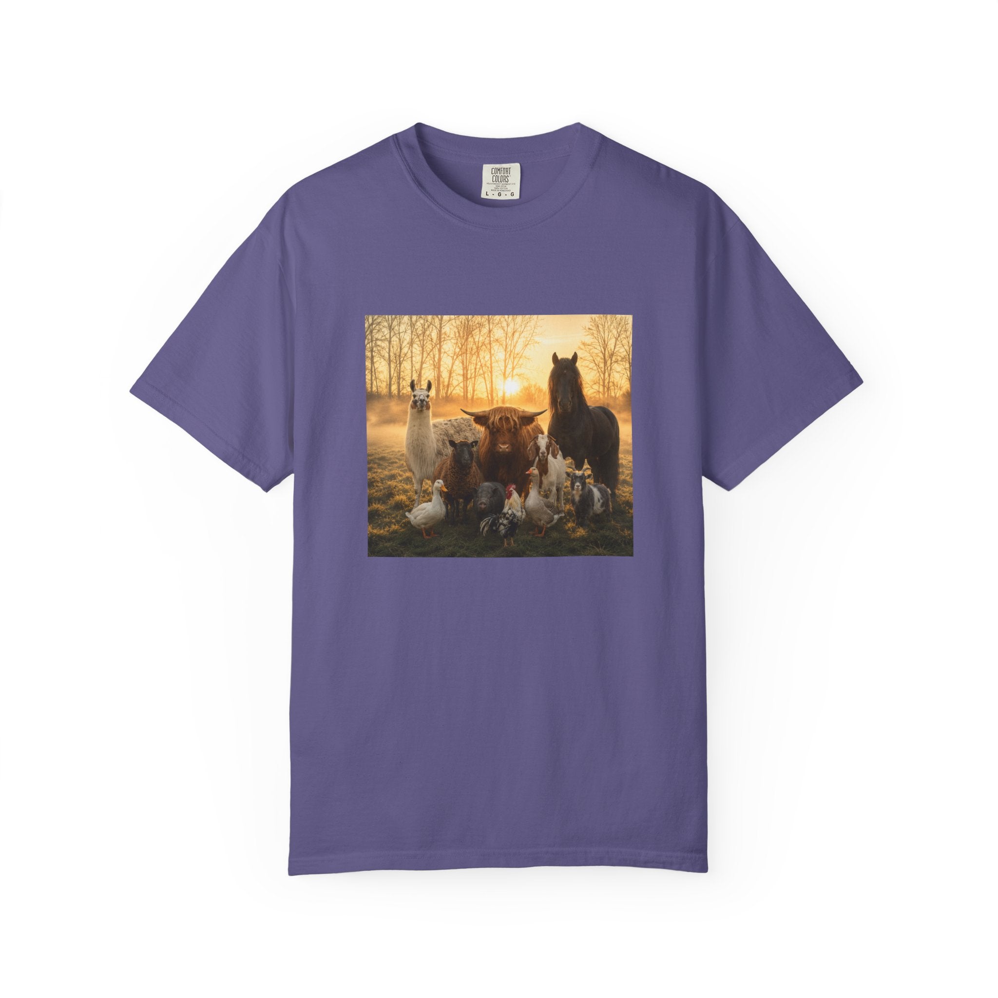 Chick-Shirts ~ 'The Usual Suspects' Farm Animals T-Shirt