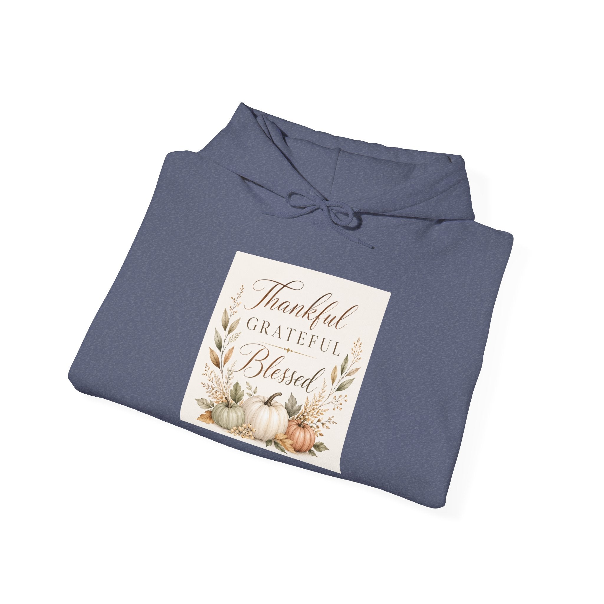 Chick-Shirts ~ Thankful Grateful Blessed Hoodie