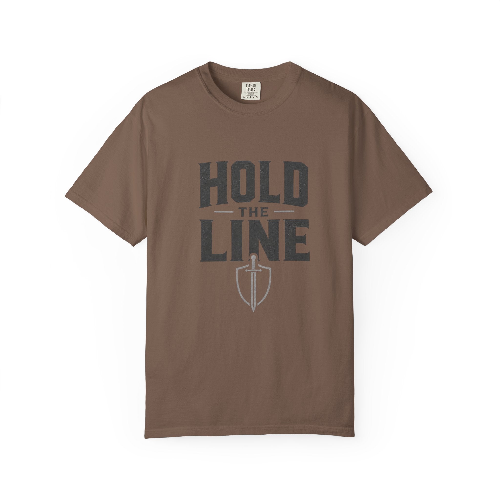 Dude-Shirts ~ Hold The Line Graphic Tee