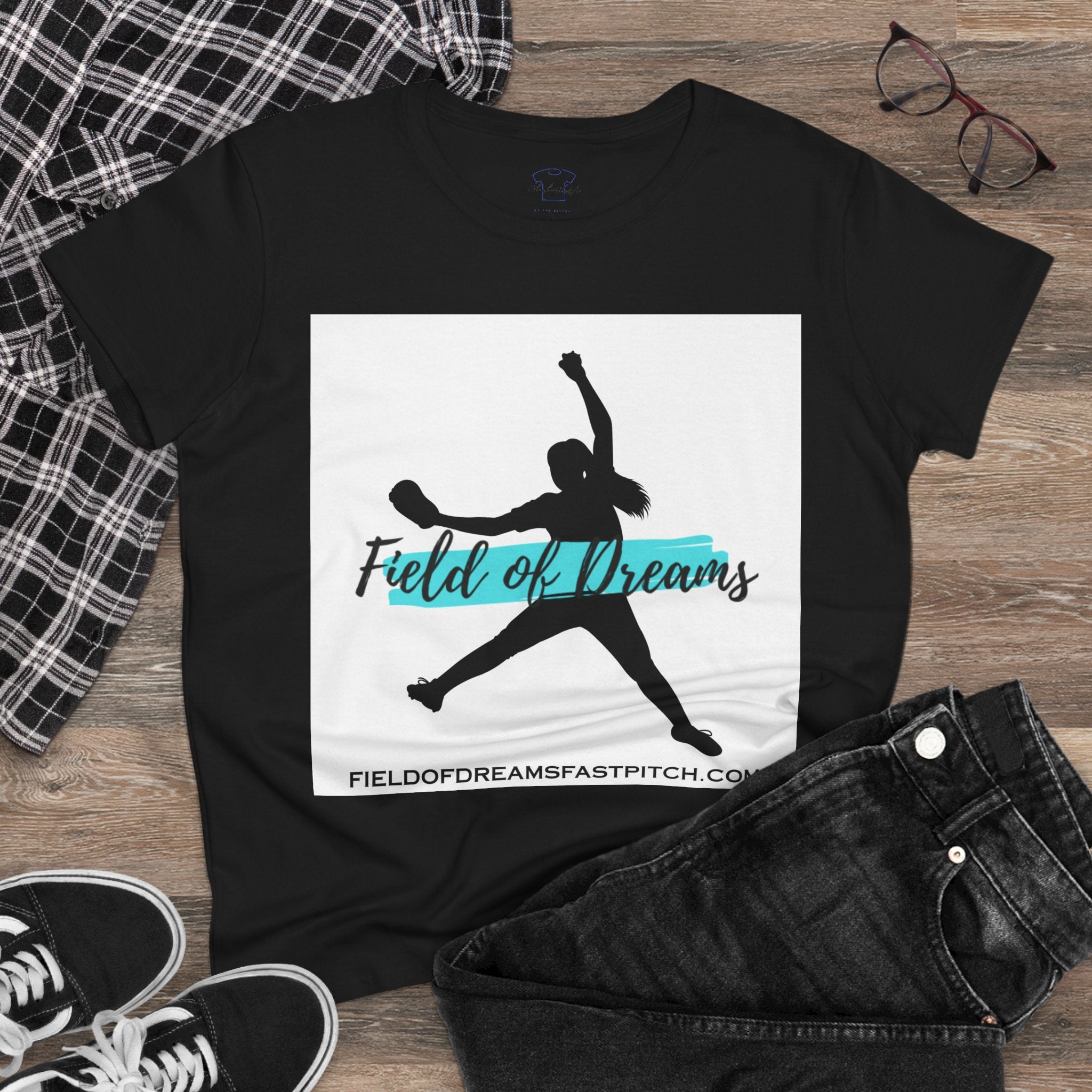 Chick-Shirts ~ Field Of Dreams Fastpitch Tee