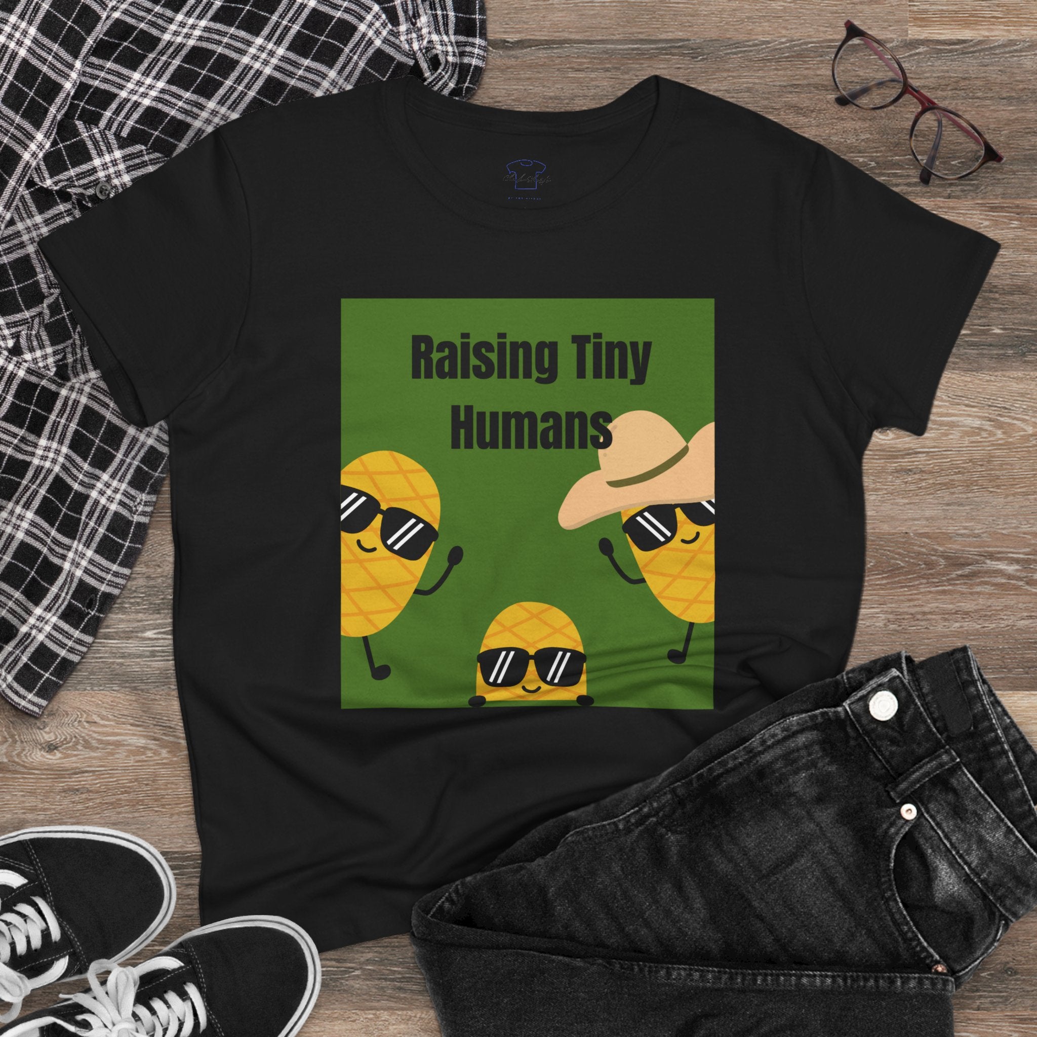 Chick-Shirts ~ Raising Tiny Humans Women's Tee
