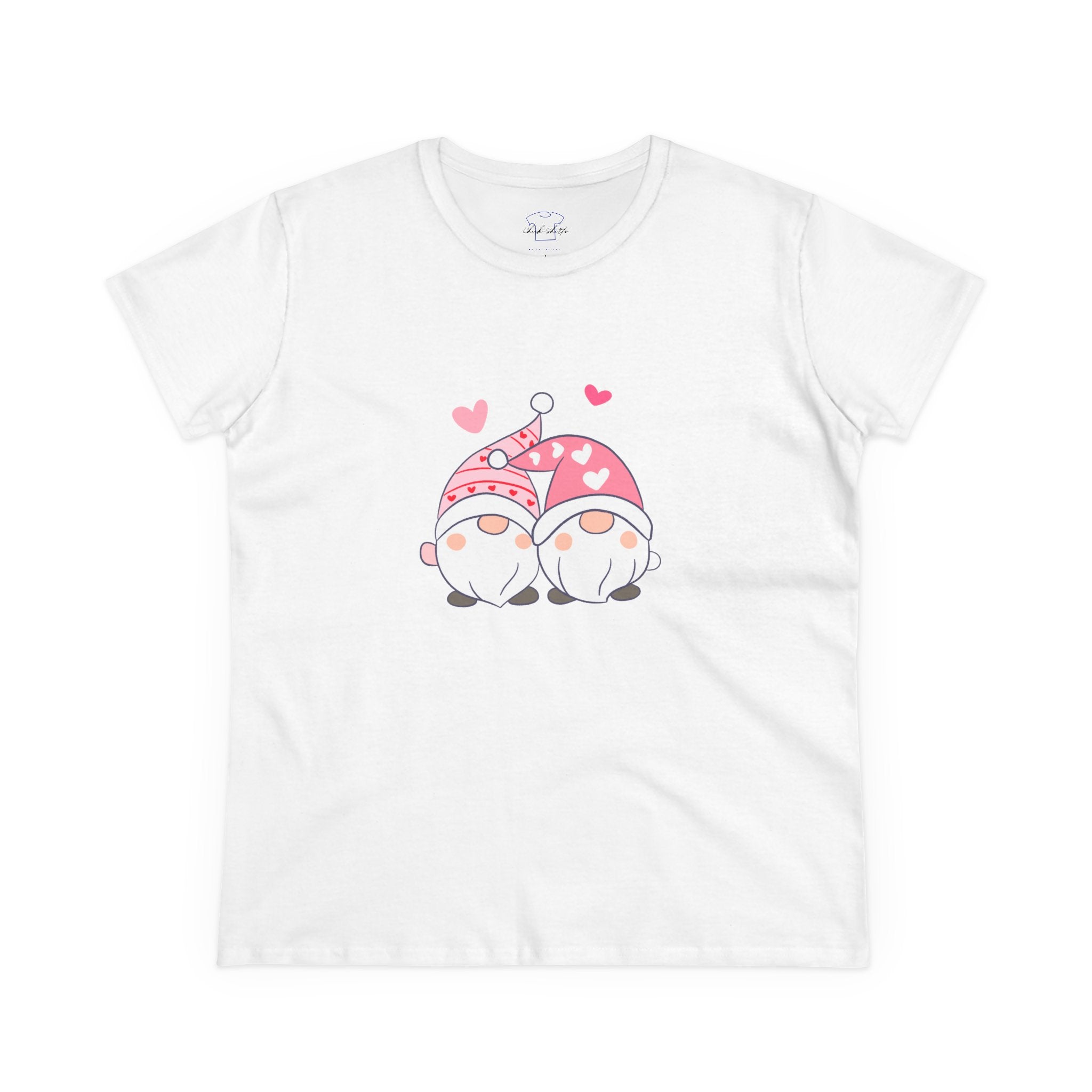 Chick-Shirts ~ Gnome Couple Love -Women's Tee