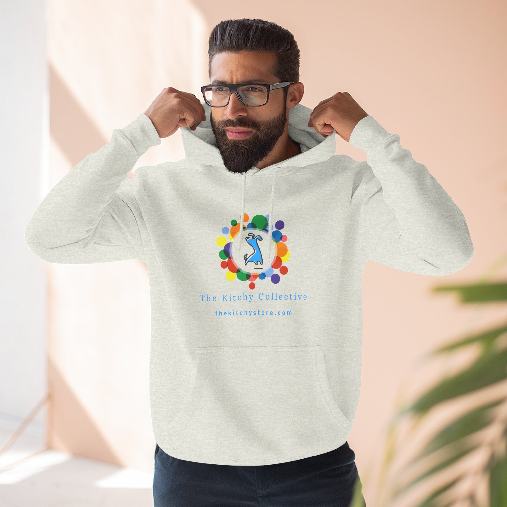 Dude-Shirts ~ THE KITCHY Fleece Pull-over Hoodie with Kangaroo Pocket