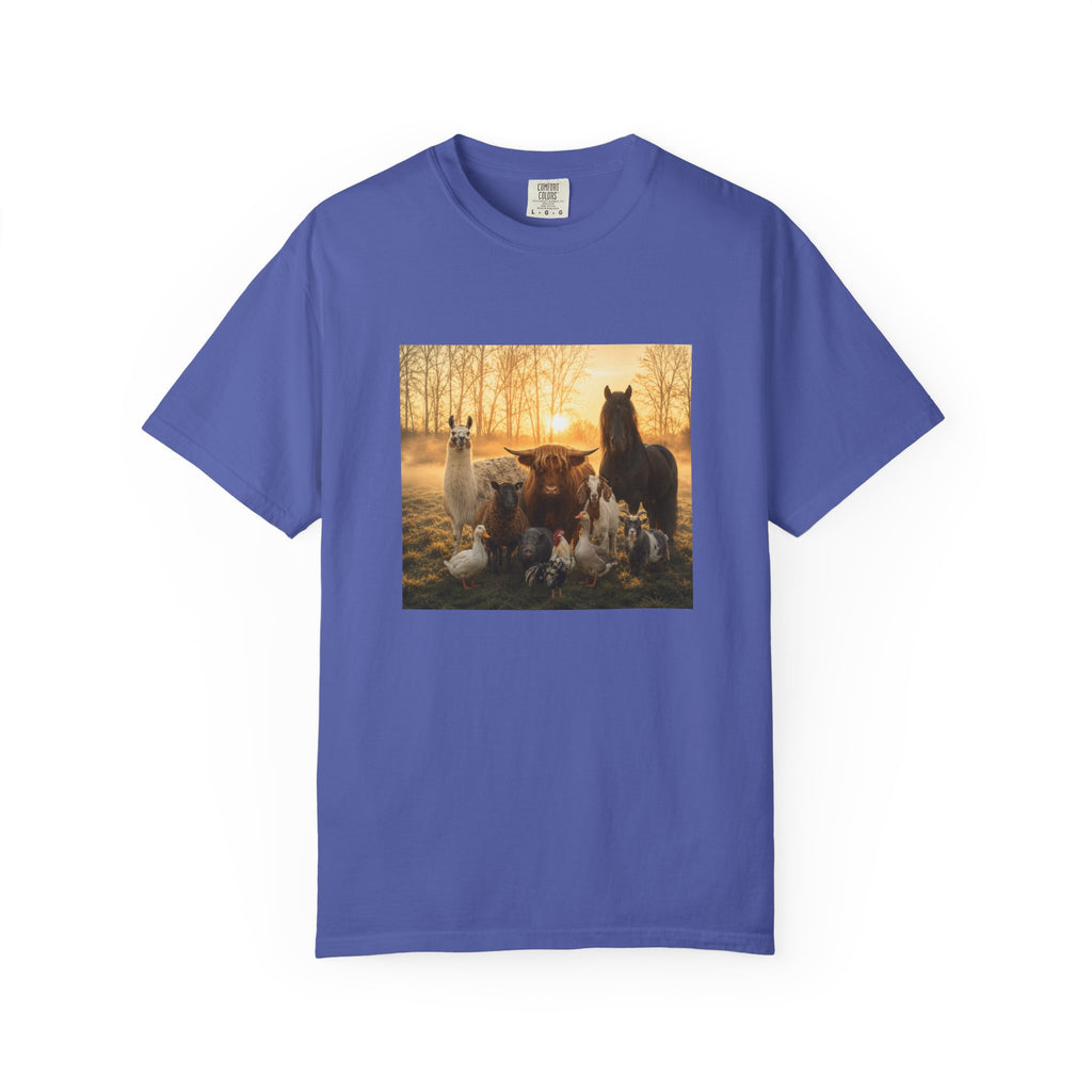 Chick-Shirts ~ 'The Usual Suspects' Farm Animals T-Shirt