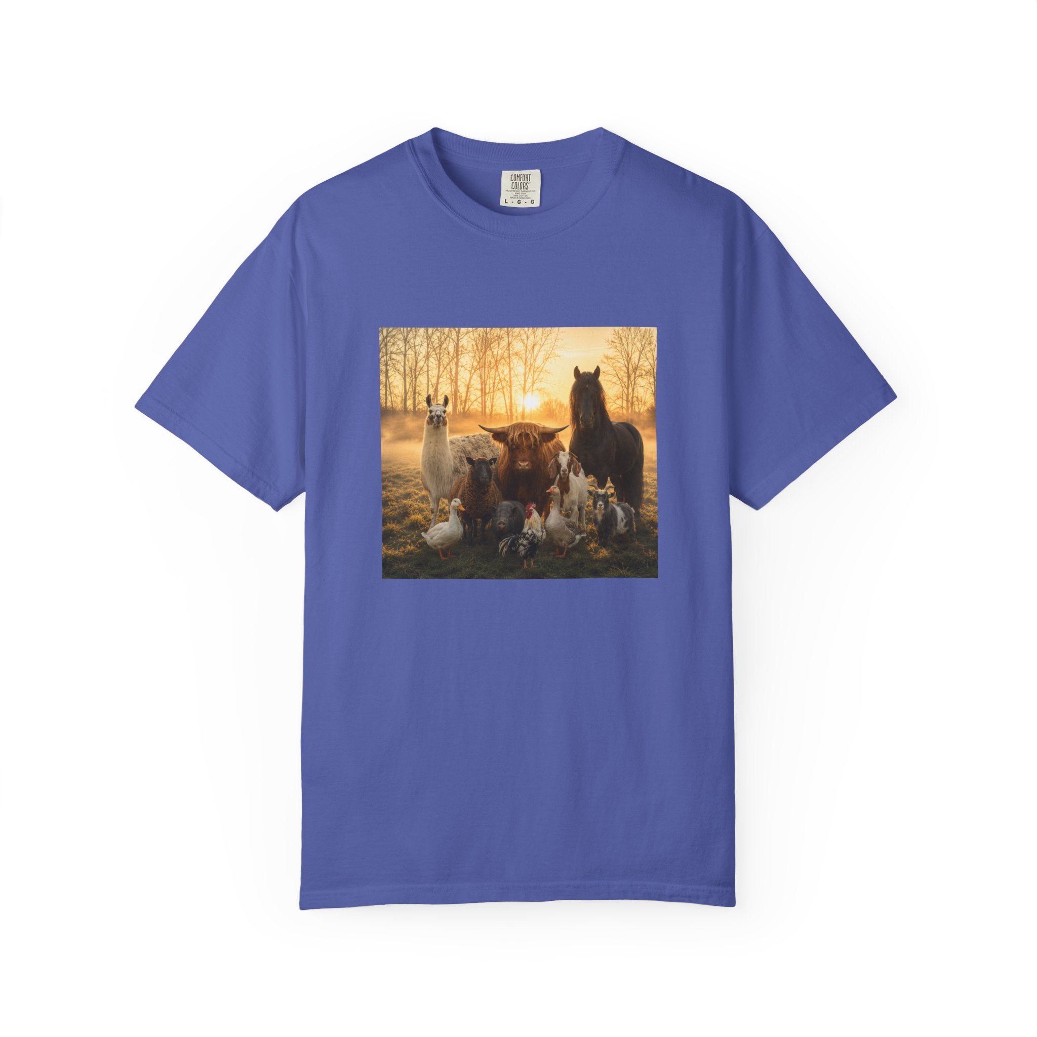 Chick-Shirts ~ 'The Usual Suspects' Farm Animals T-Shirt