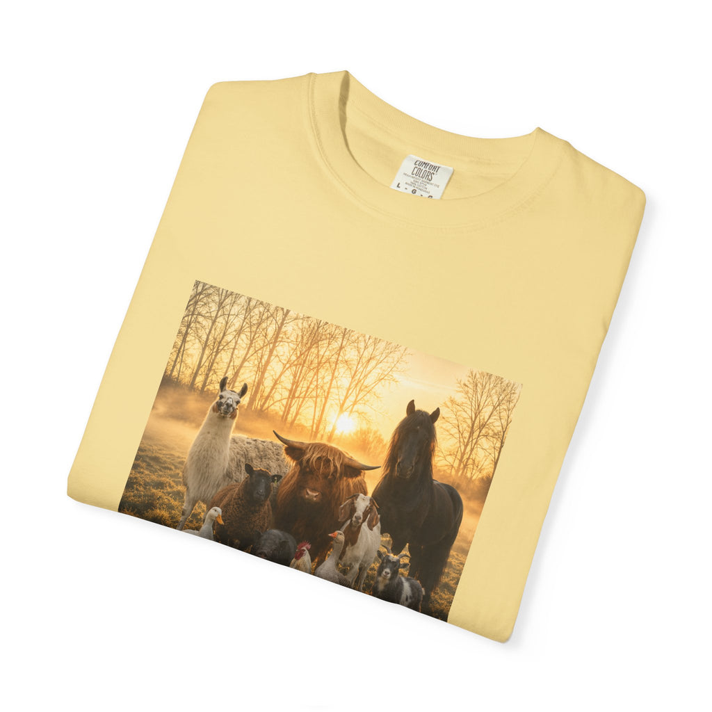 Chick-Shirts ~ 'The Usual Suspects' Farm Animals T-Shirt