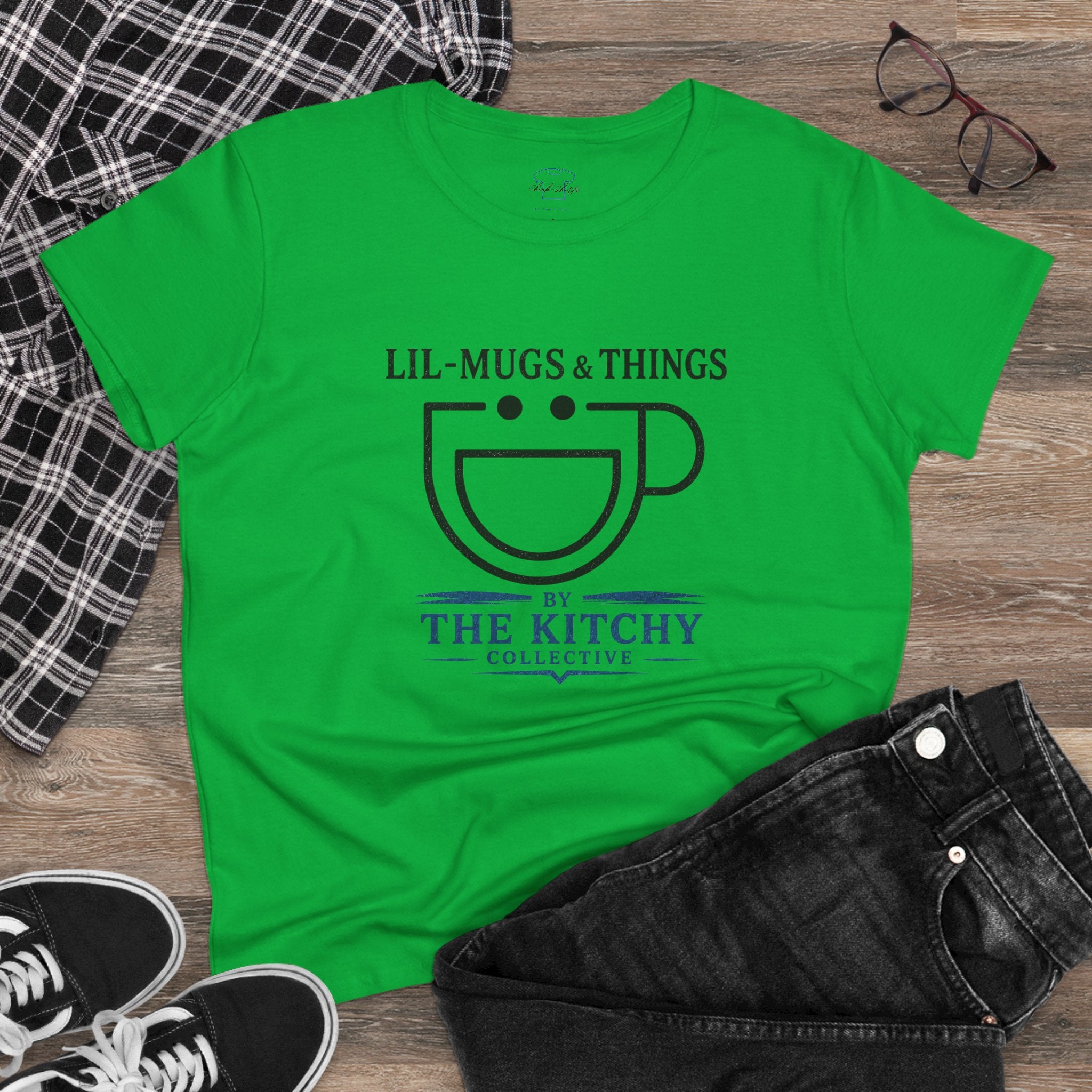 Chick-Shirts ~ Lil-Mugs & Things LOGO Women's Tee