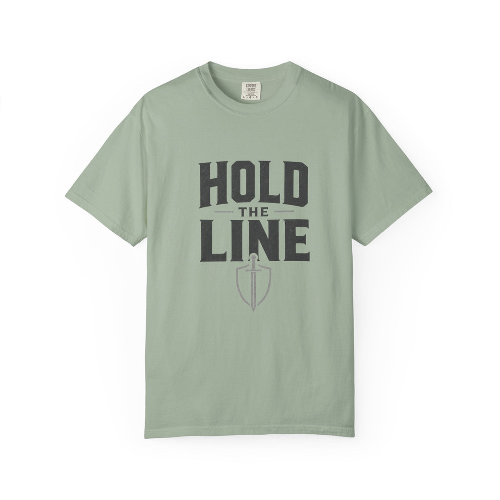 Dude-Shirts ~ Hold The Line Graphic Tee