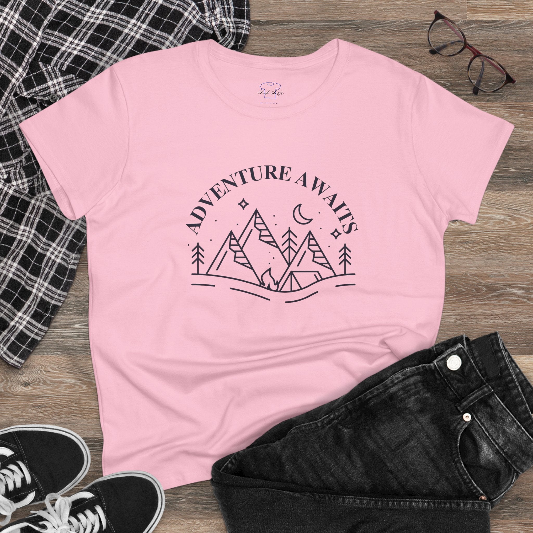 Chick-Shirts ~ Adventure Awaits -Women's Tee