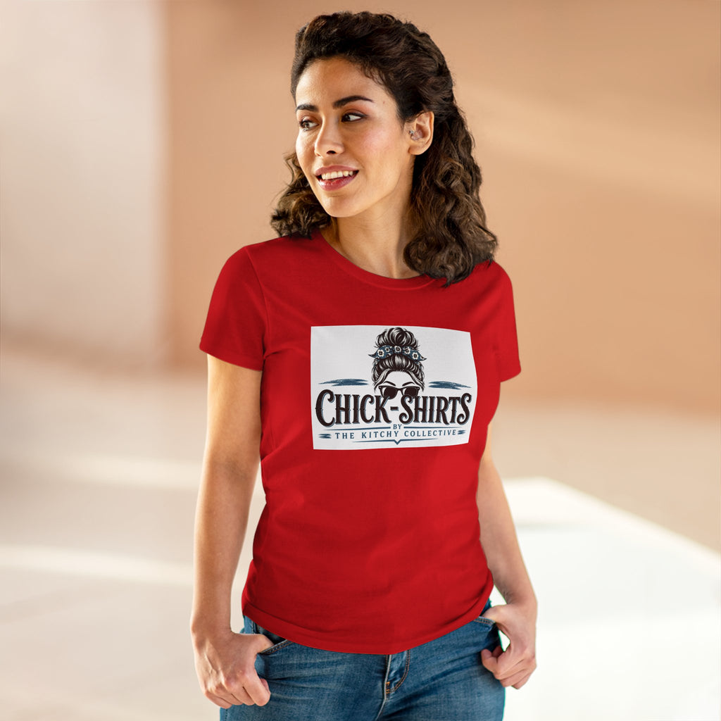 Chick-Shirts ~ LOGO Women's Cotton Tee