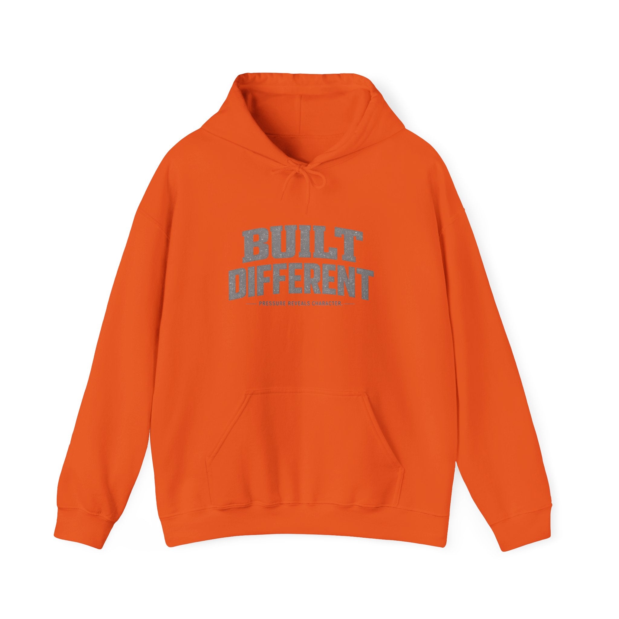 Dude-Shirts ~ Built Different  — Athletic Pullover Hoodie