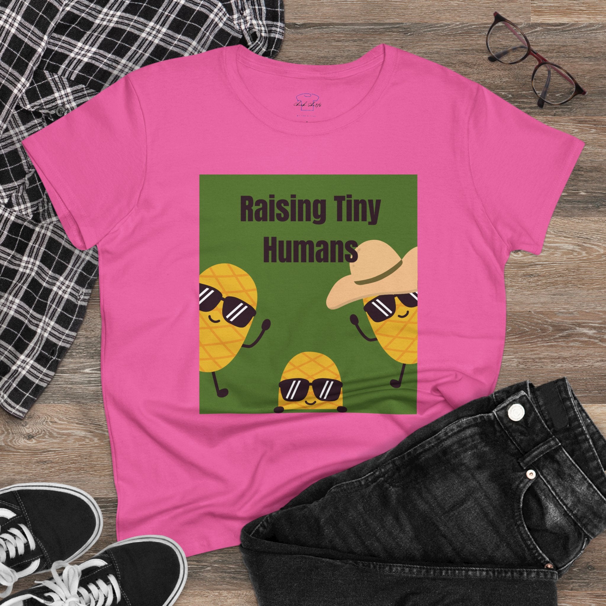 Chick-Shirts ~ Raising Tiny Humans Women's Tee