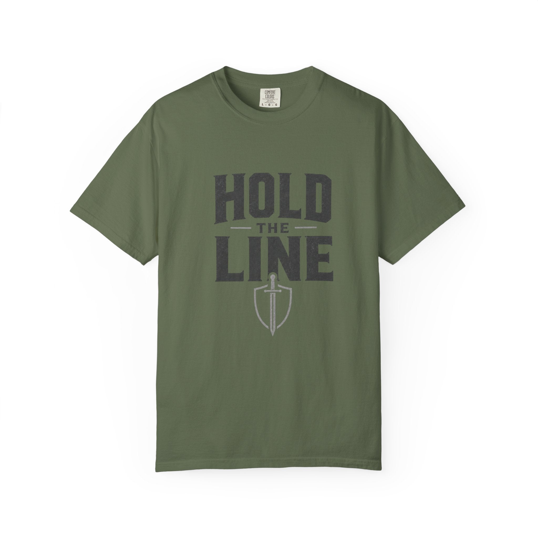 Dude-Shirts ~ Hold The Line Graphic Tee