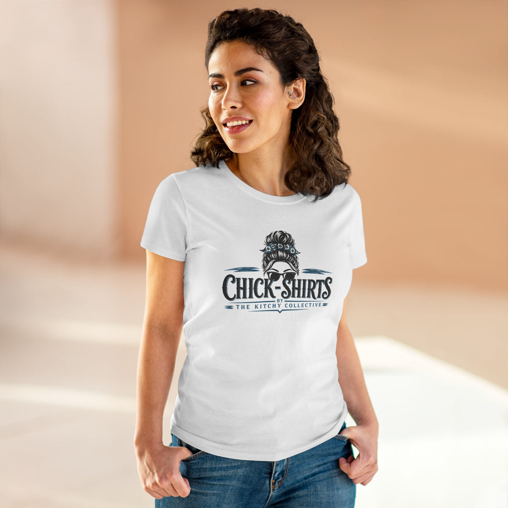 Chick-Shirts ~ LOGO Women's Cotton Tee