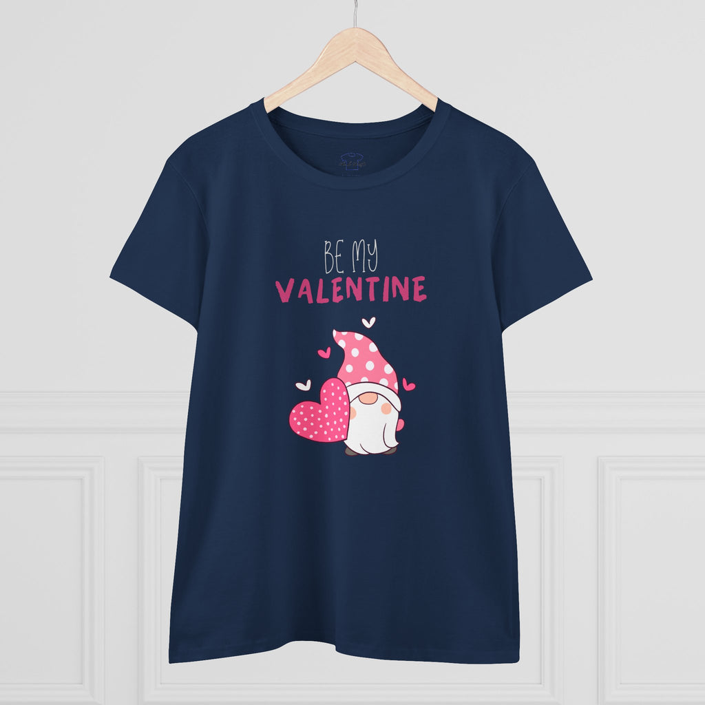 Gnome Be My Valentine ~ Women's Midweight Cotton Tee