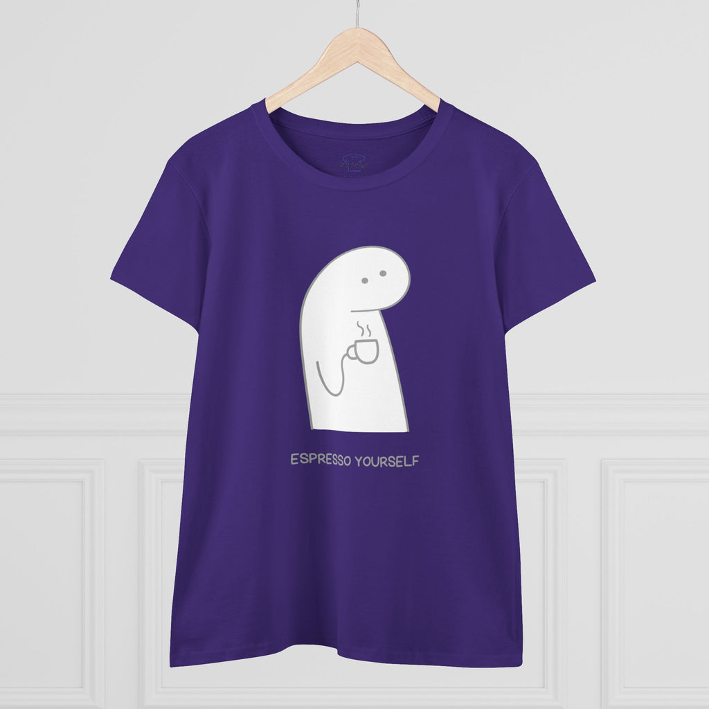 Espresso Yourself ~ Women's Midweight Cotton Tee