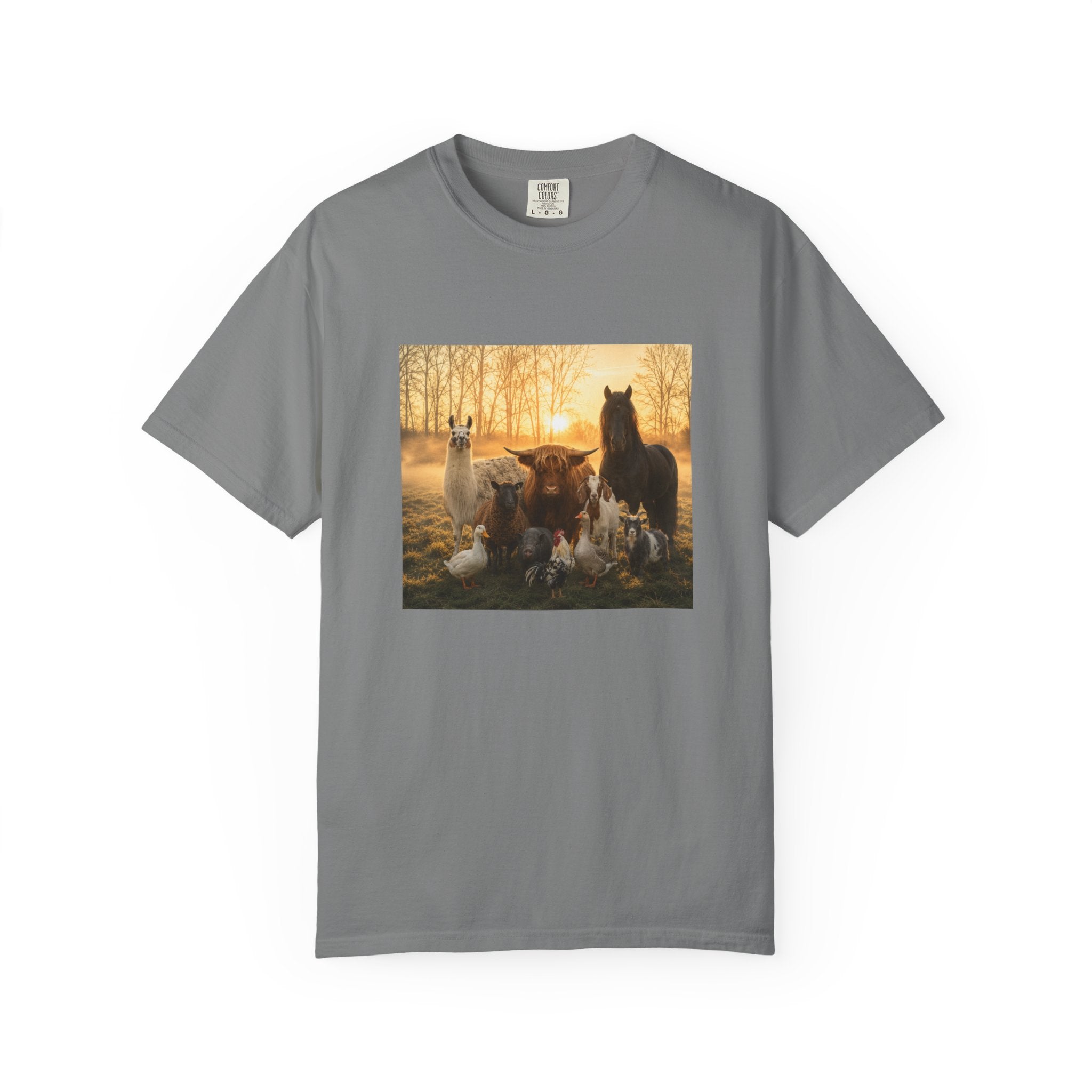 Chick-Shirts ~ 'The Usual Suspects' Farm Animals T-Shirt
