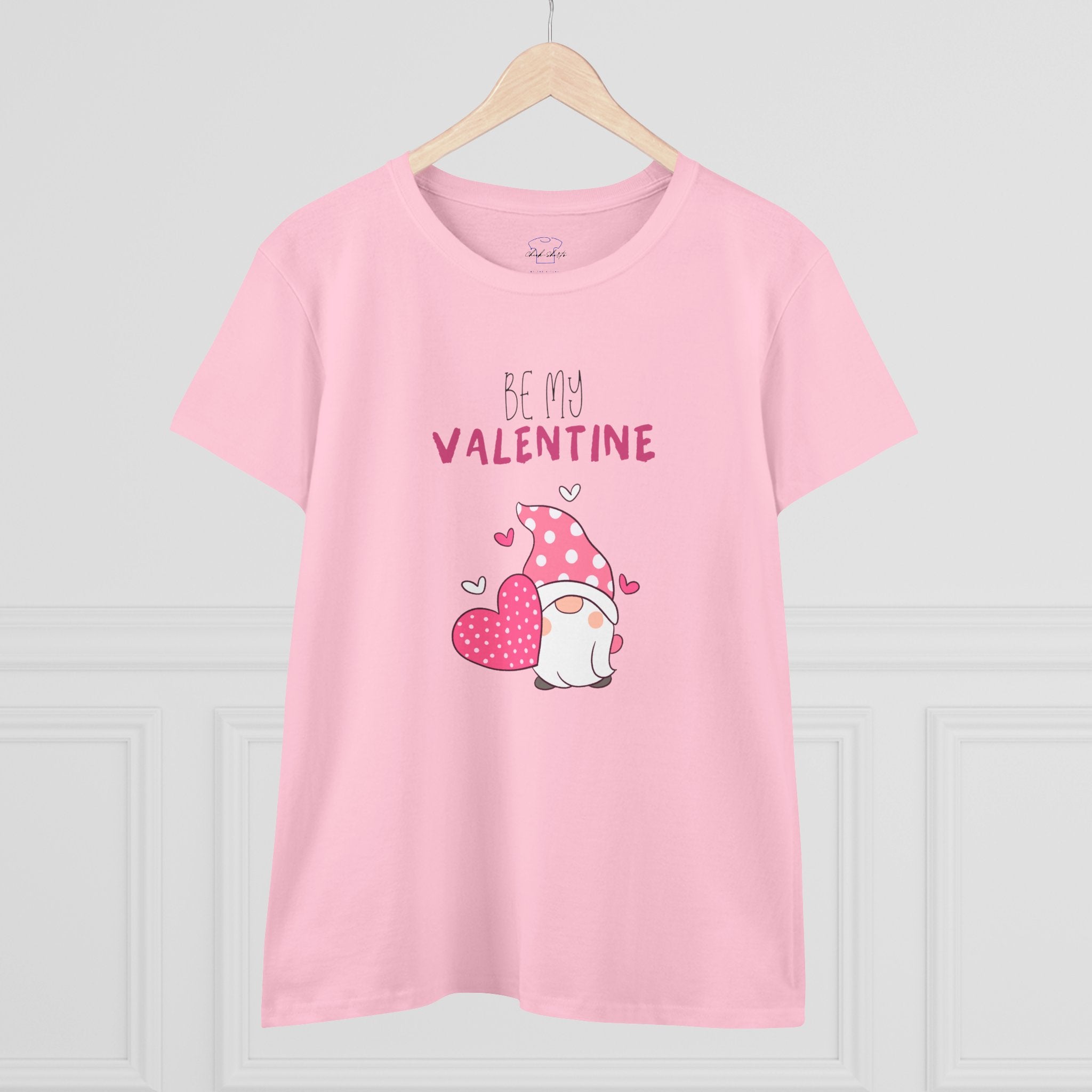 Gnome Be My Valentine ~ Women's Midweight Cotton Tee
