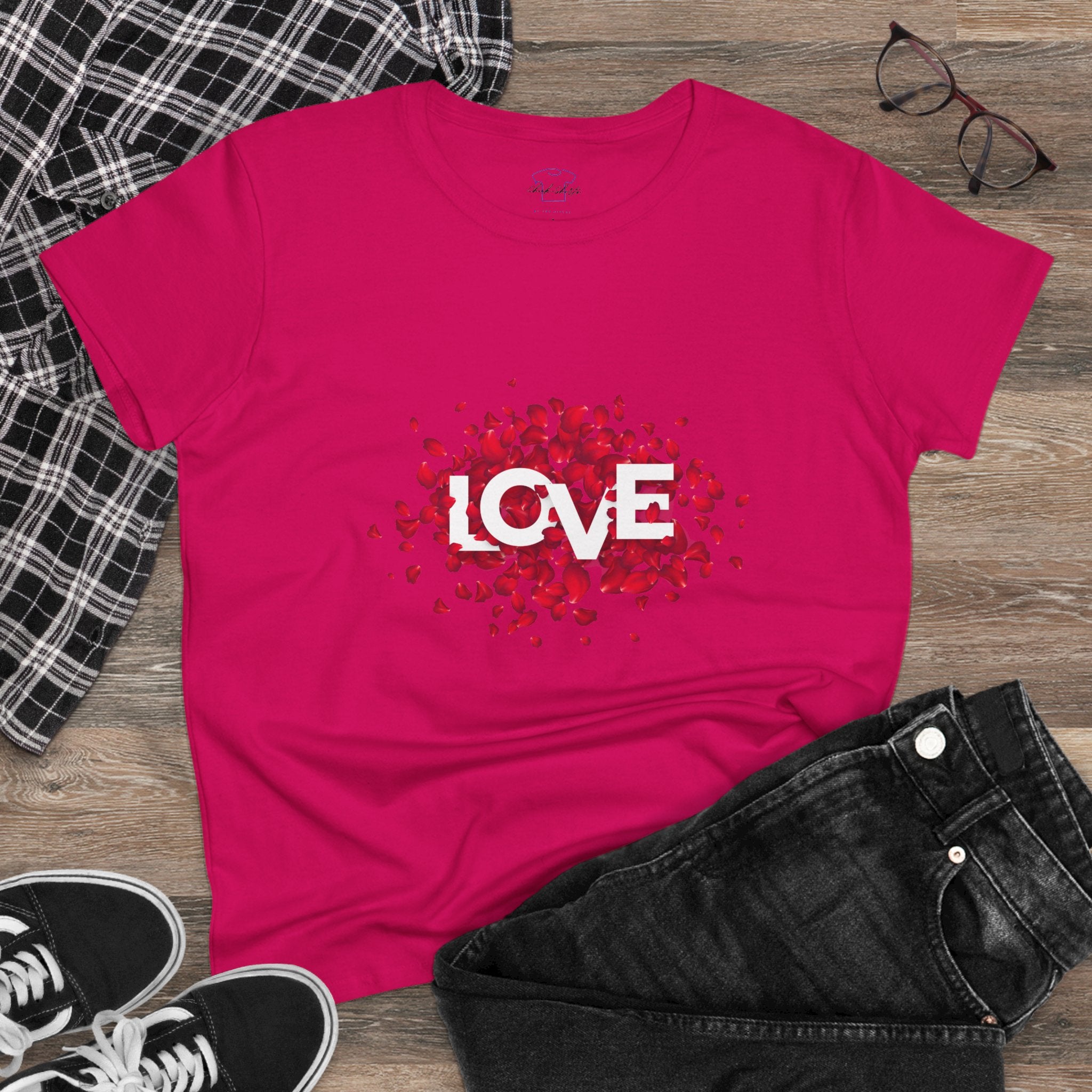 LOVE ~ Women's Midweight Cotton Tee