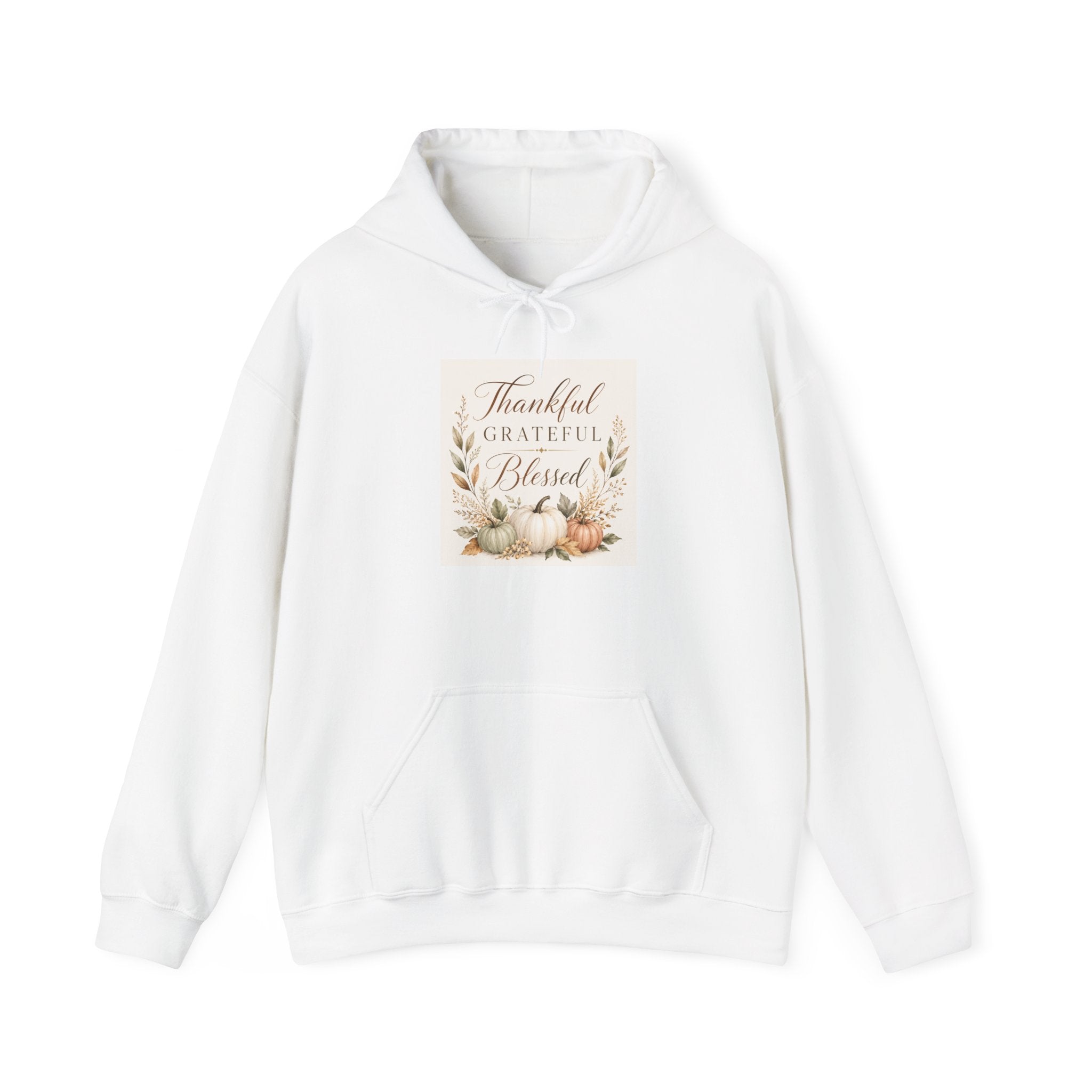Chick-Shirts ~ Thankful Grateful Blessed Hoodie