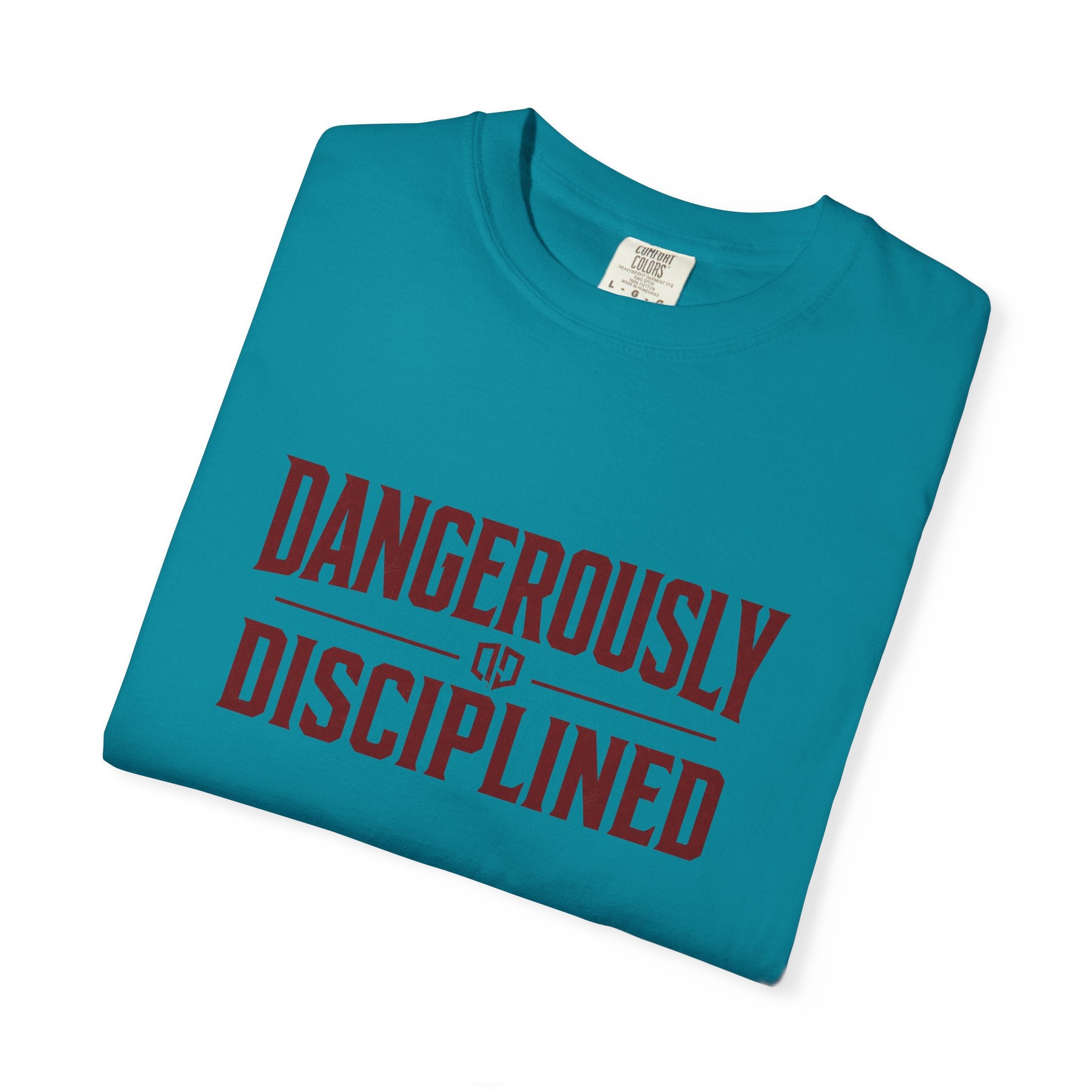 Dude-Shirts ~ Dangerously Disciplined Graphic Tee