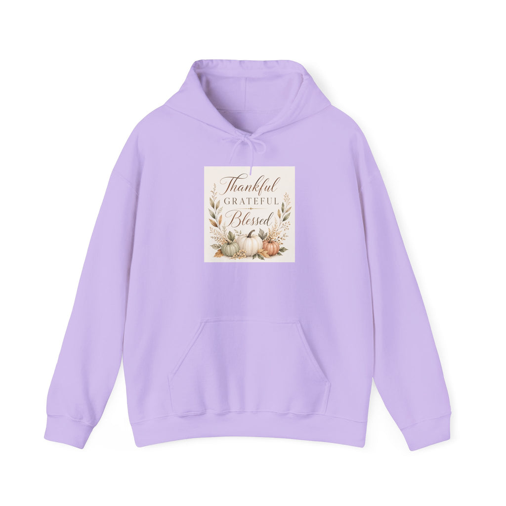 Chick-Shirts ~ Thankful Grateful Blessed Hoodie