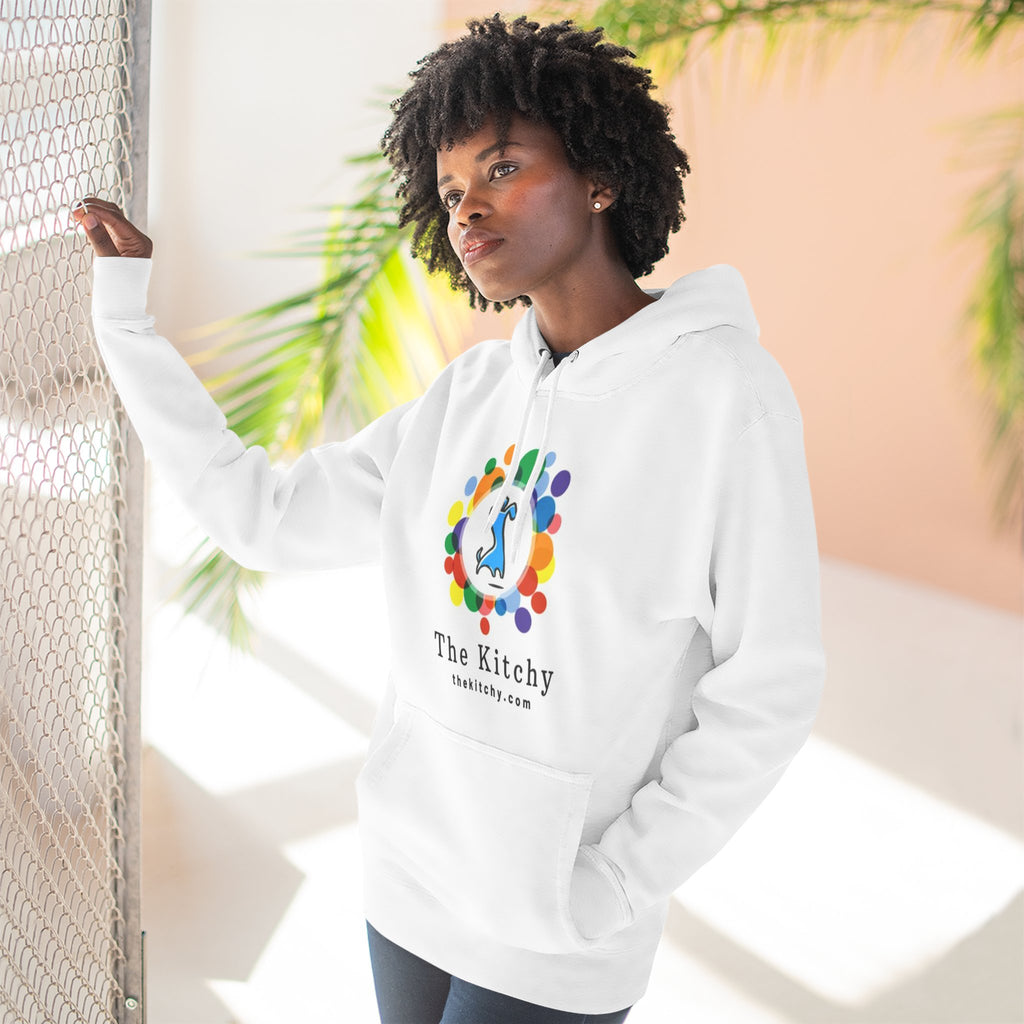 Chick-Shirts ~ THE KITCHY Fleece Pull-over Hoodie with Kangaroo Pocket