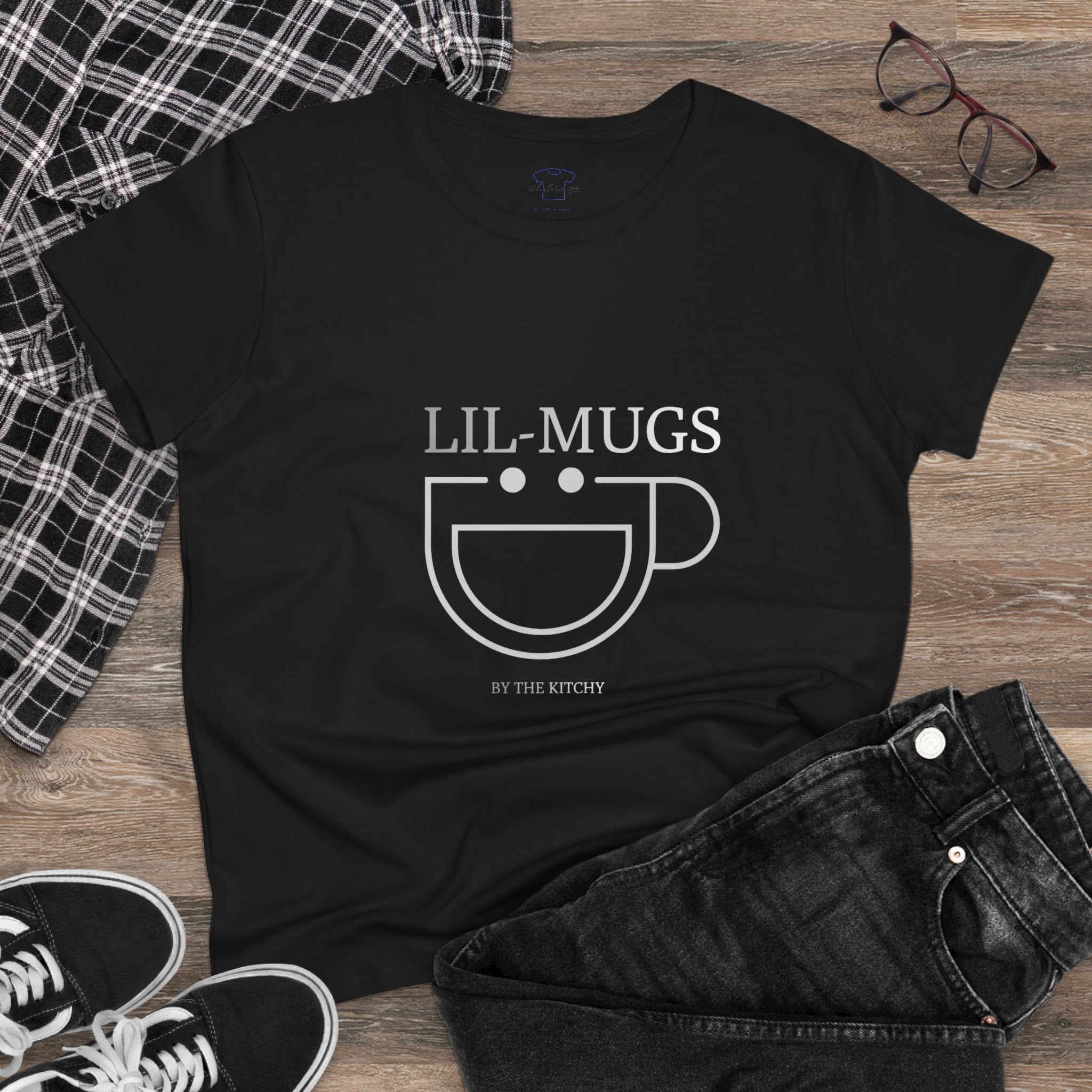 Chick-Shirts ~ Lil-Mugs LOGO Women's Tee