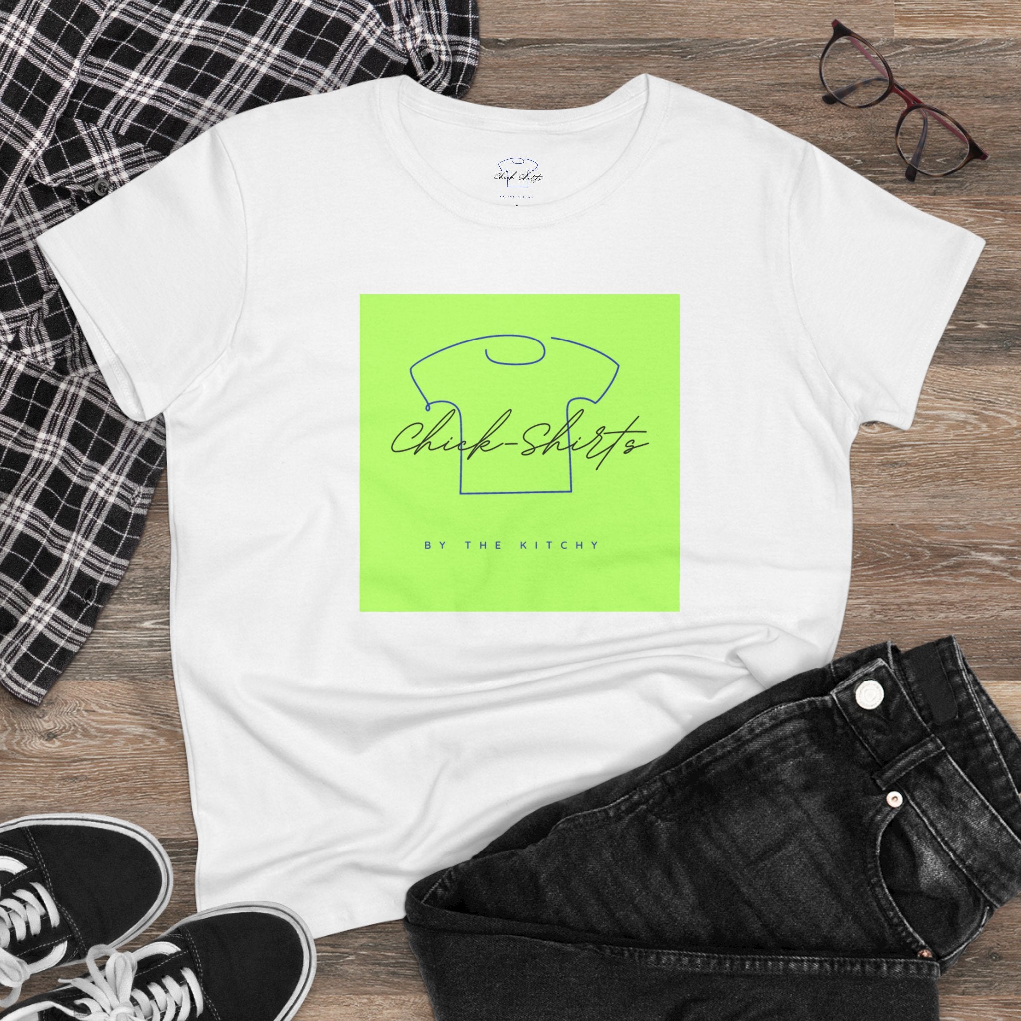 Chick-Shirts ~ LOGO Women's Cotton Tee