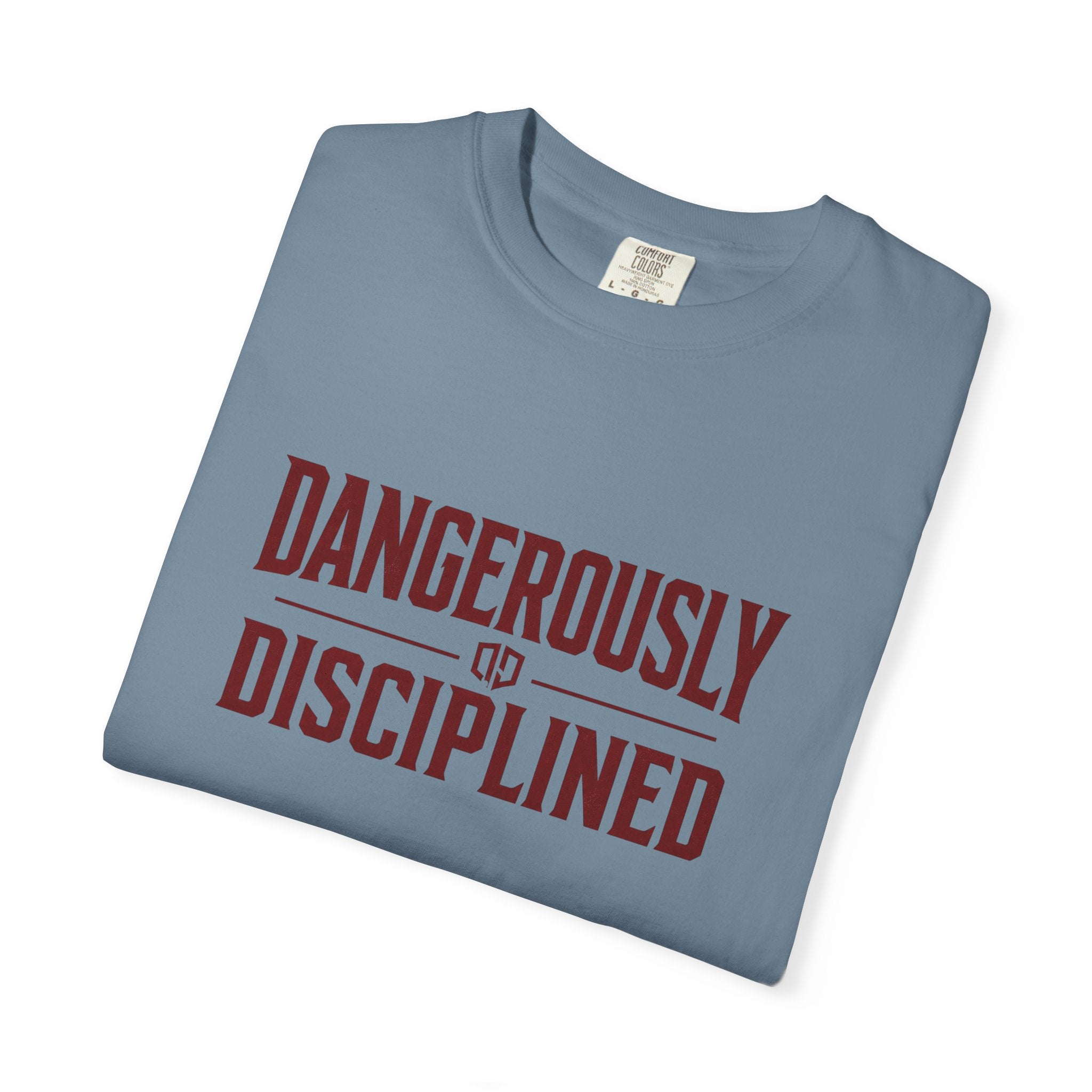 Dude-Shirts ~ Dangerously Disciplined Graphic Tee