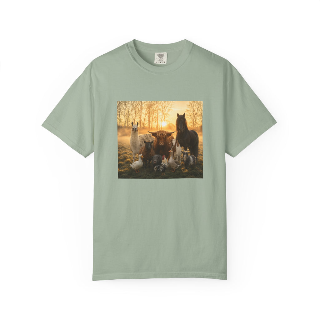 Chick-Shirts ~ 'The Usual Suspects' Farm Animals T-Shirt