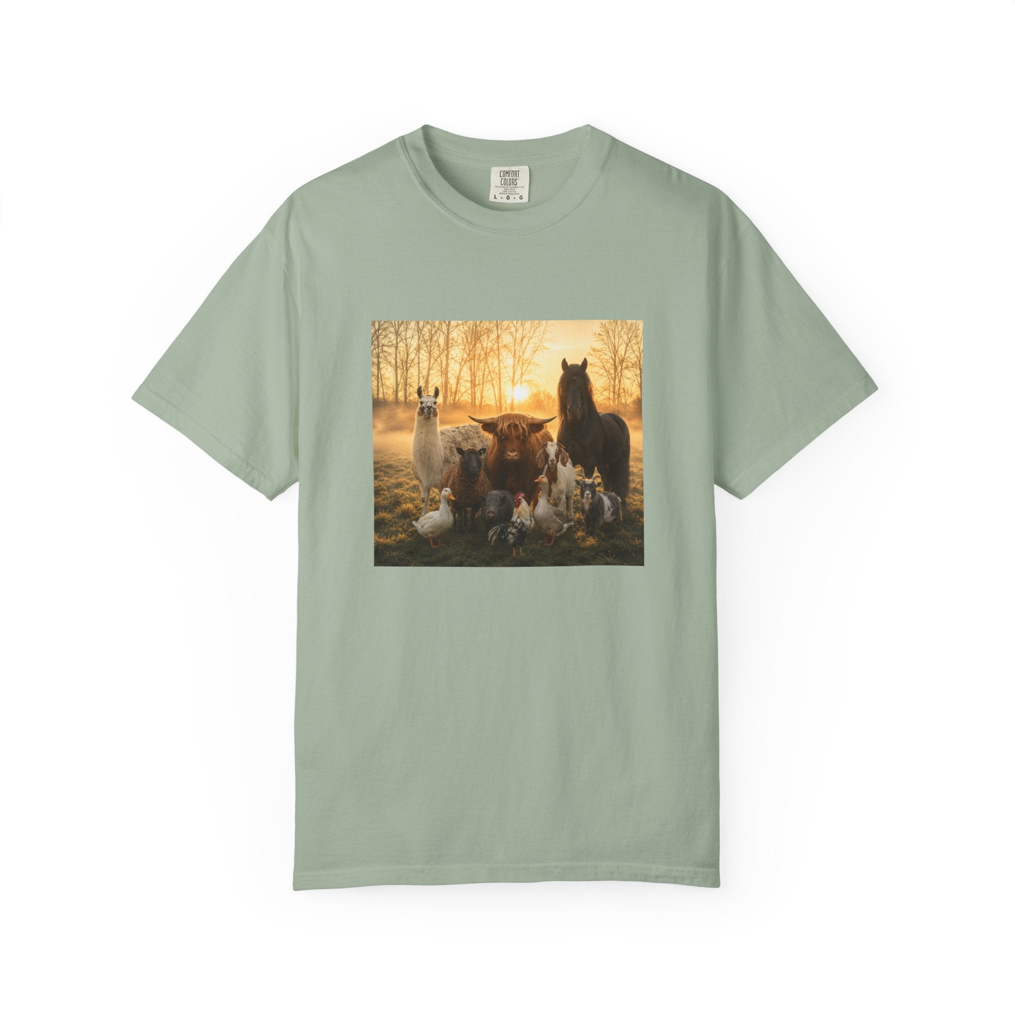 Chick-Shirts ~ 'The Usual Suspects' Farm Animals T-Shirt