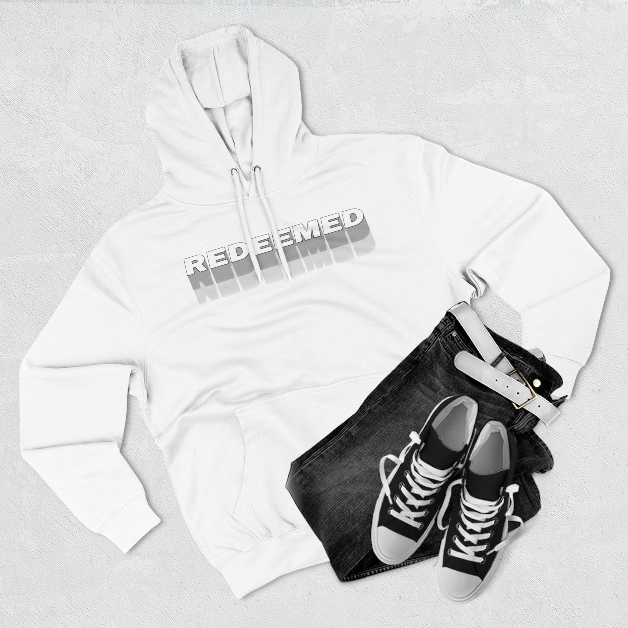 Chick-Shirts ~ Redeemed Inspirational Pullover Hoodie