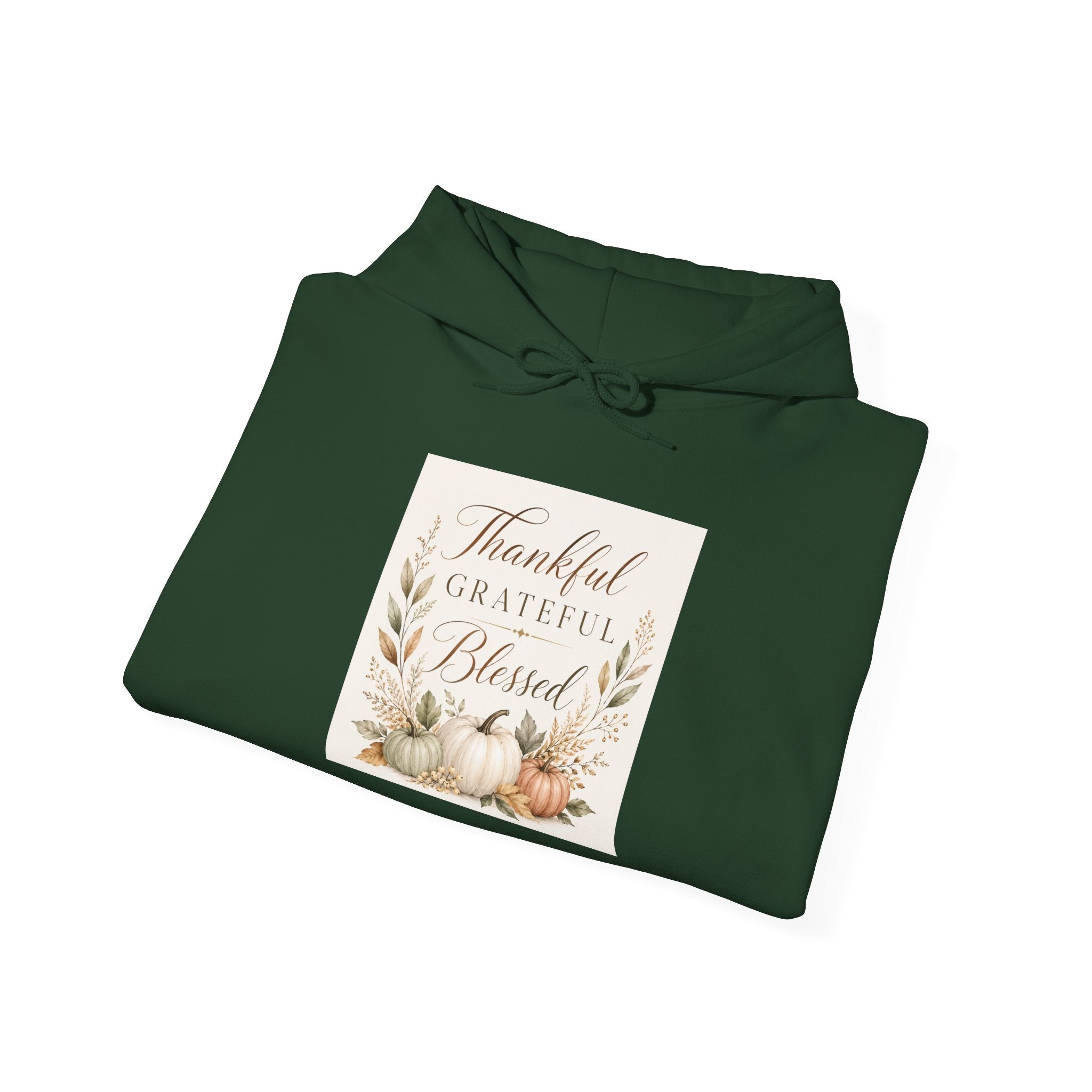 Chick-Shirts ~ Thankful Grateful Blessed Hoodie