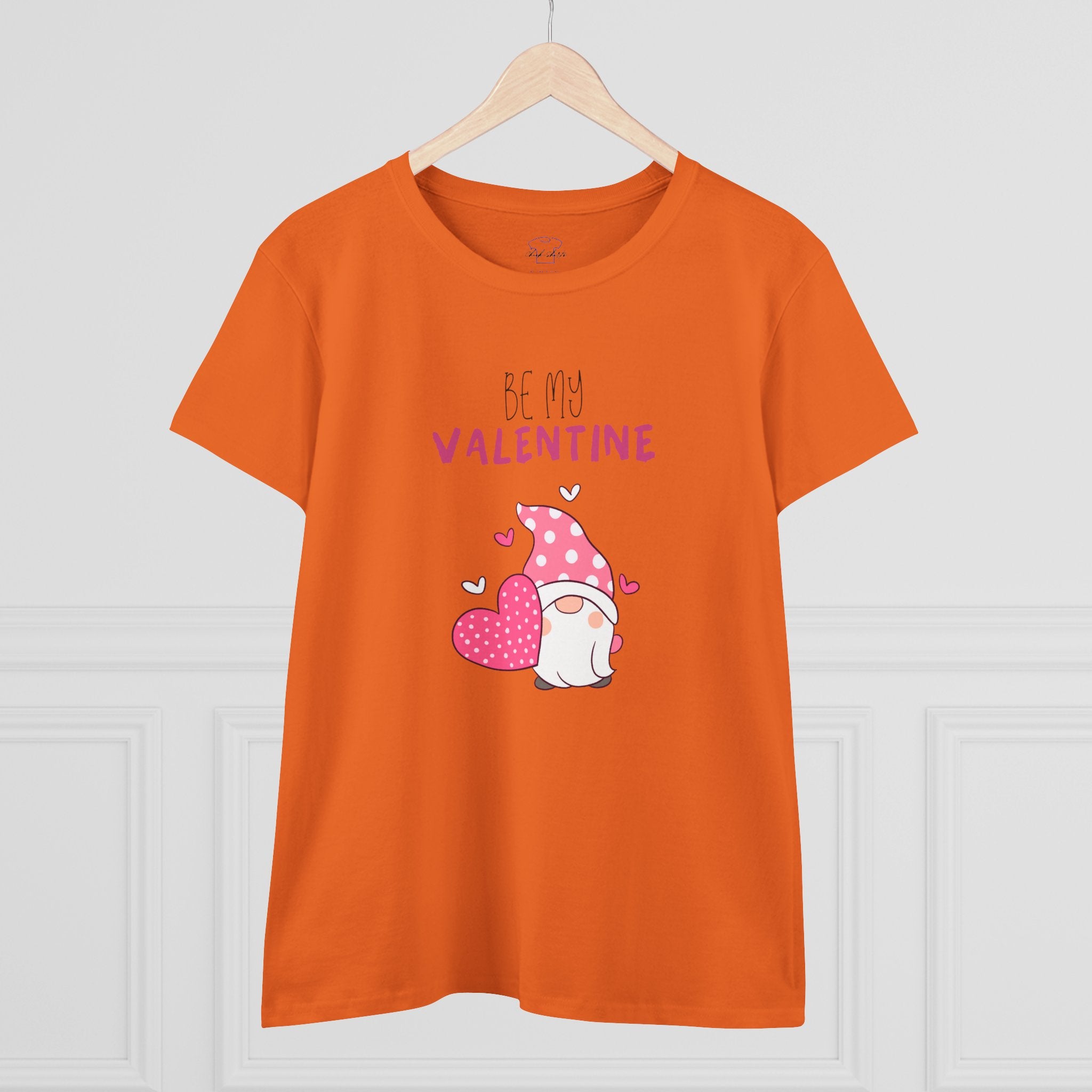 Gnome Be My Valentine ~ Women's Midweight Cotton Tee