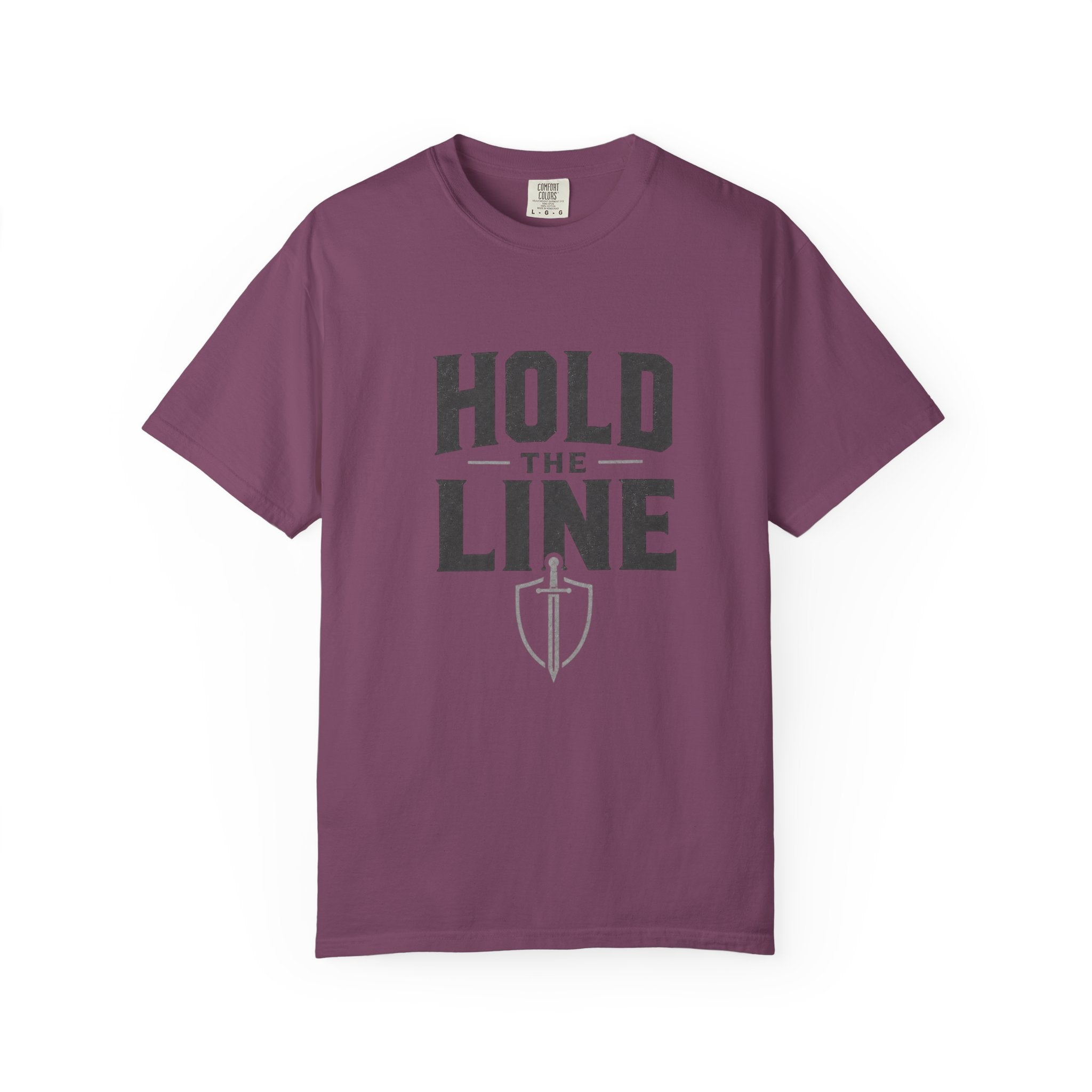 Dude-Shirts ~ Hold The Line Graphic Tee
