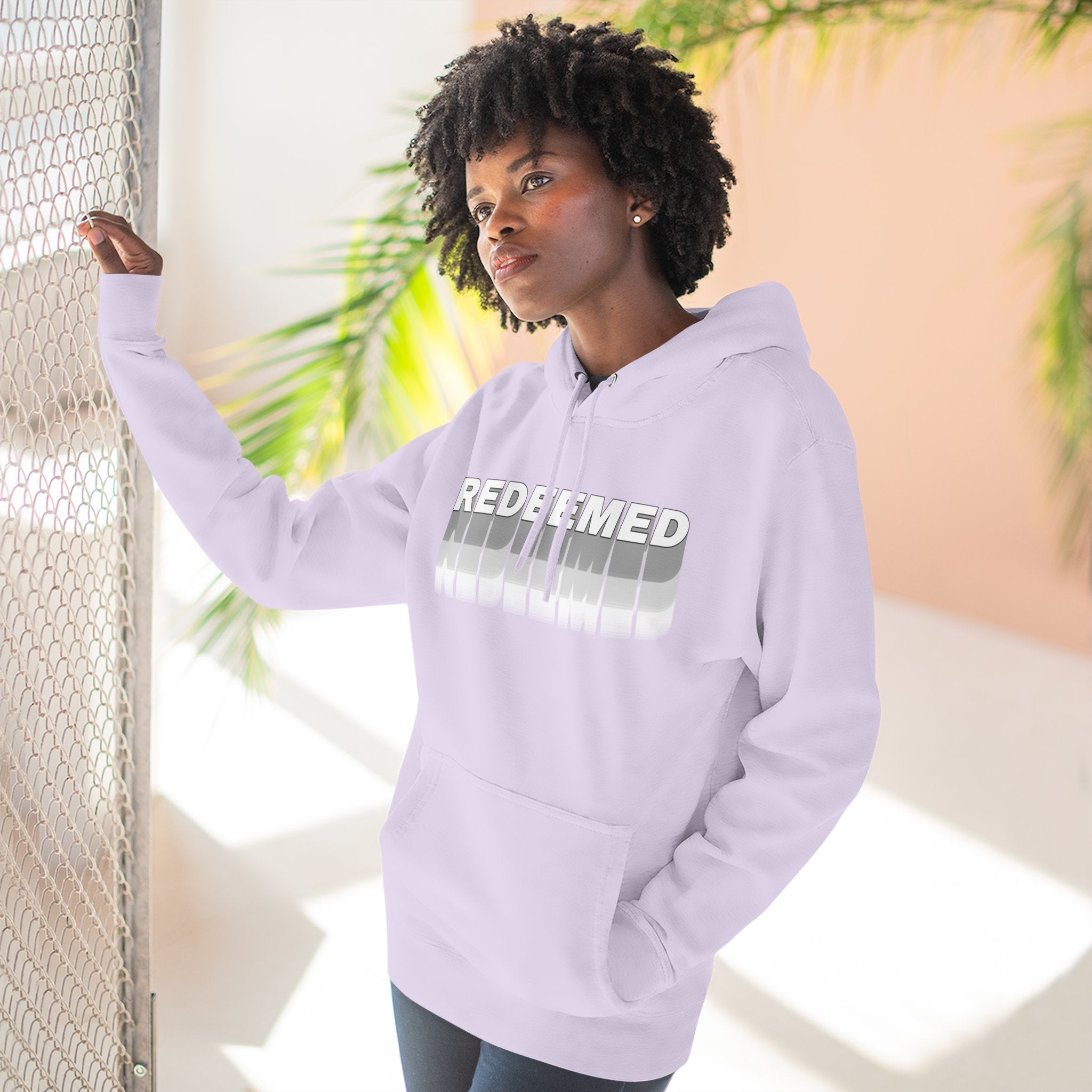 Chick-Shirts ~ Redeemed Inspirational Pullover Hoodie